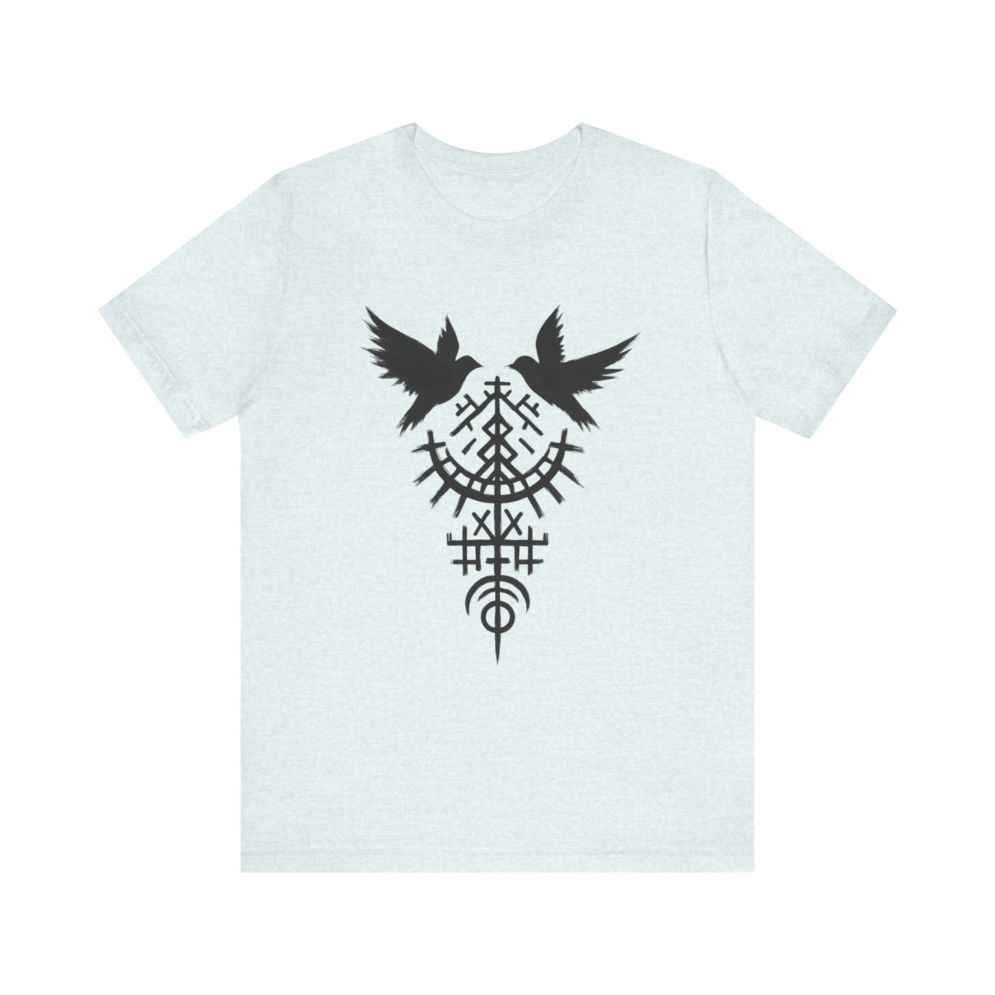 Viking Raven T-Shirt, Pagan Clothing, Norse Paganism, Norse Viking Shirt, Pagan TShirt, Raven Shirt, Viking Apparel