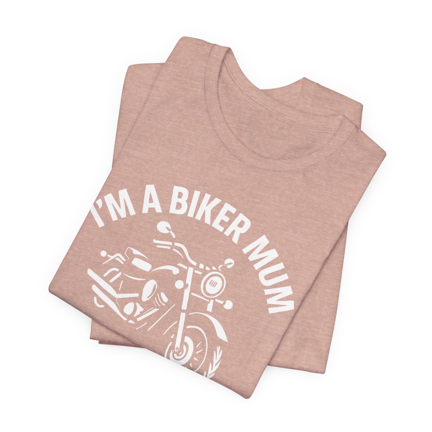 Biker Mum T-Shirt, Perfect as a bike lover gift or a personal treat, this motorcycle tee is more than just apparel; it's a statement.