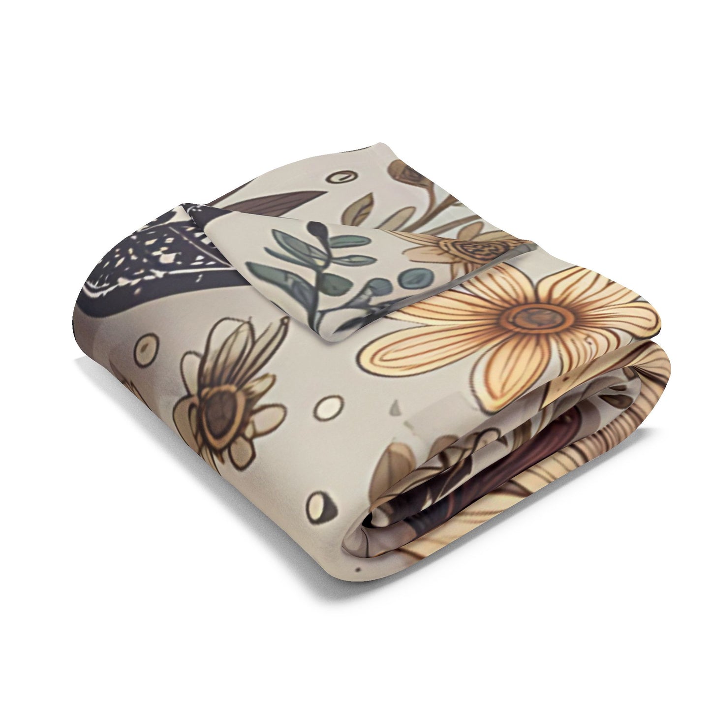 Autumn Moth Blanket, this autumn blanket invites warmth and charm into any space, making every moment feel delightfully autumn cozy.