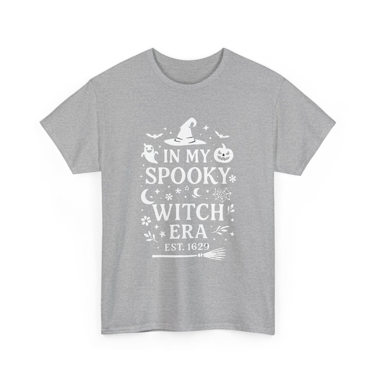 In My Spooky Witch Era Tee, Salem Witch Shirt, a bewitching homage to Salem's mystical past. Imbued with the spirit of the legendary Salem witches.