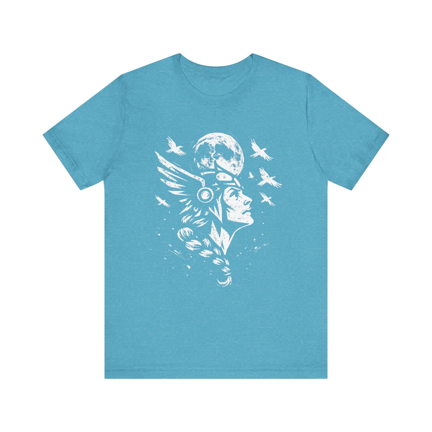 Valkyrie Norse Pagan T-Shirt, is a tribute to the powerful legends of old. Embrace the spirit of the Valkyrie with this striking design that merges the mystique of norse mythology with the rugged appeal of viking apparel.