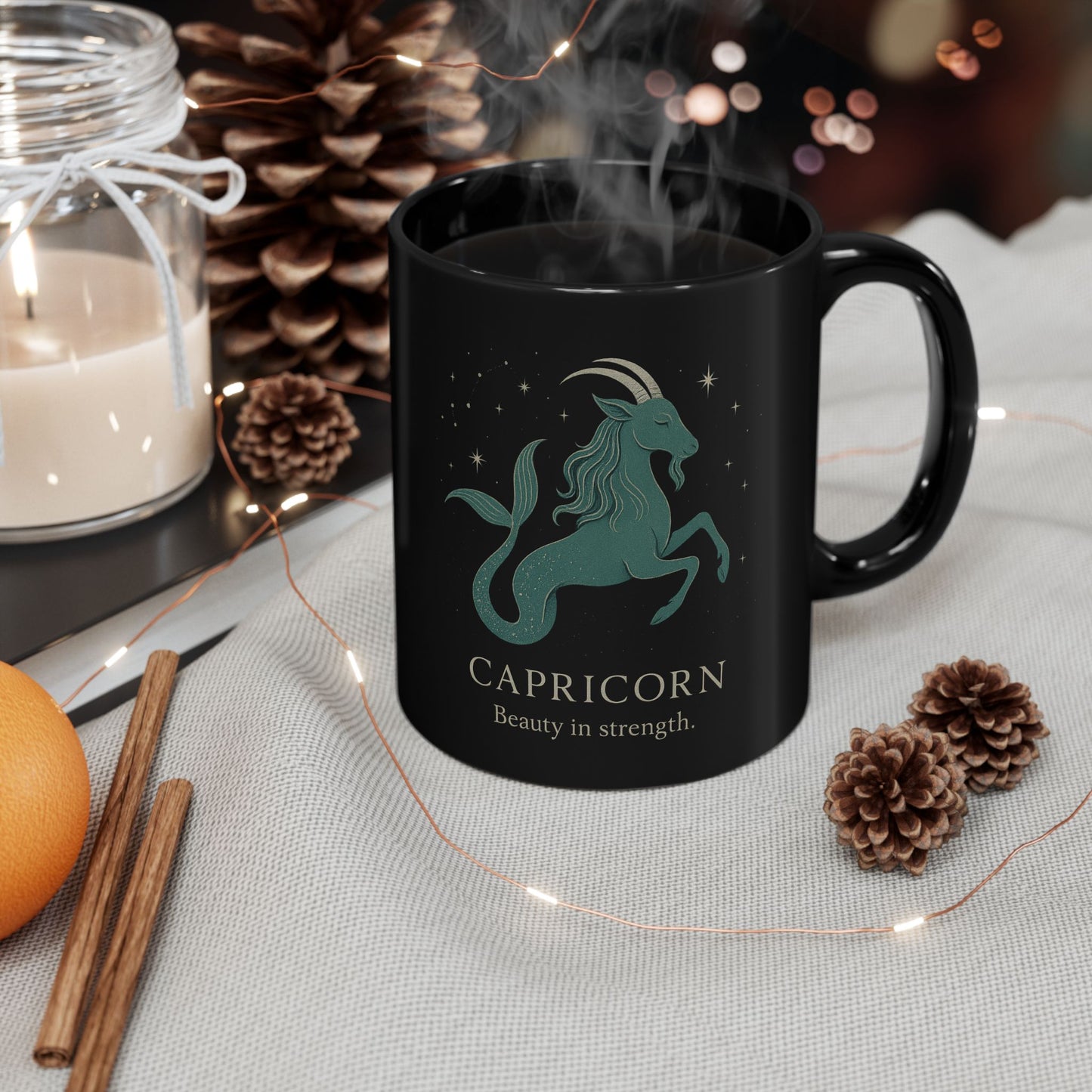 Capricorn Astrology Mug, an ideal Capricorn gift for birthdays or any special occasion.