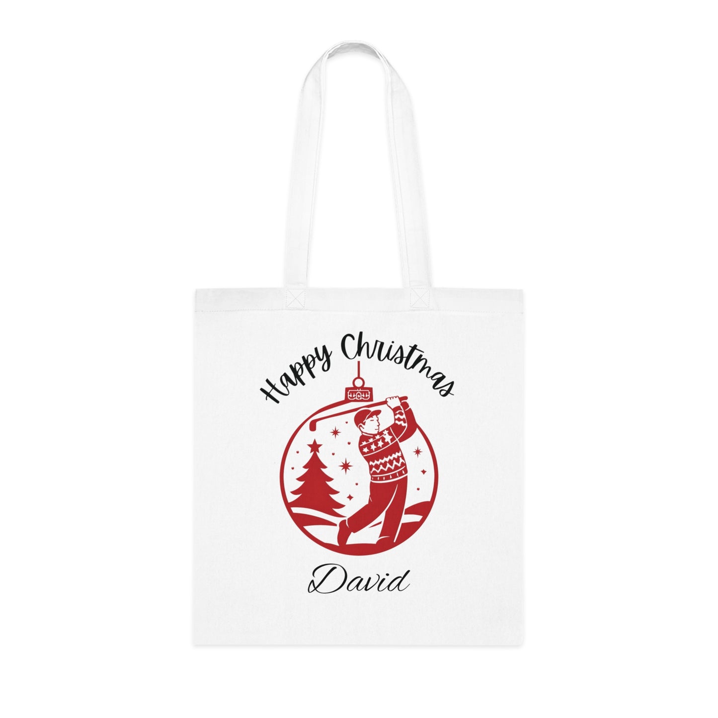 Personalised Christmas Golfer Tote Bag, that's perfect for any golf enthusiast or a thoughtful secret santa idea.