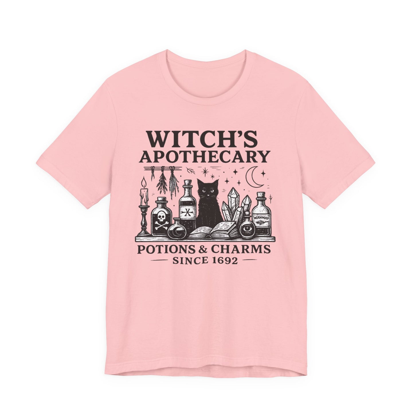 Witch's Apothecary Shirt 1692, Salem Apothecary Tee,this Salem shirt is perfect for those who embrace all things witchy and magical.