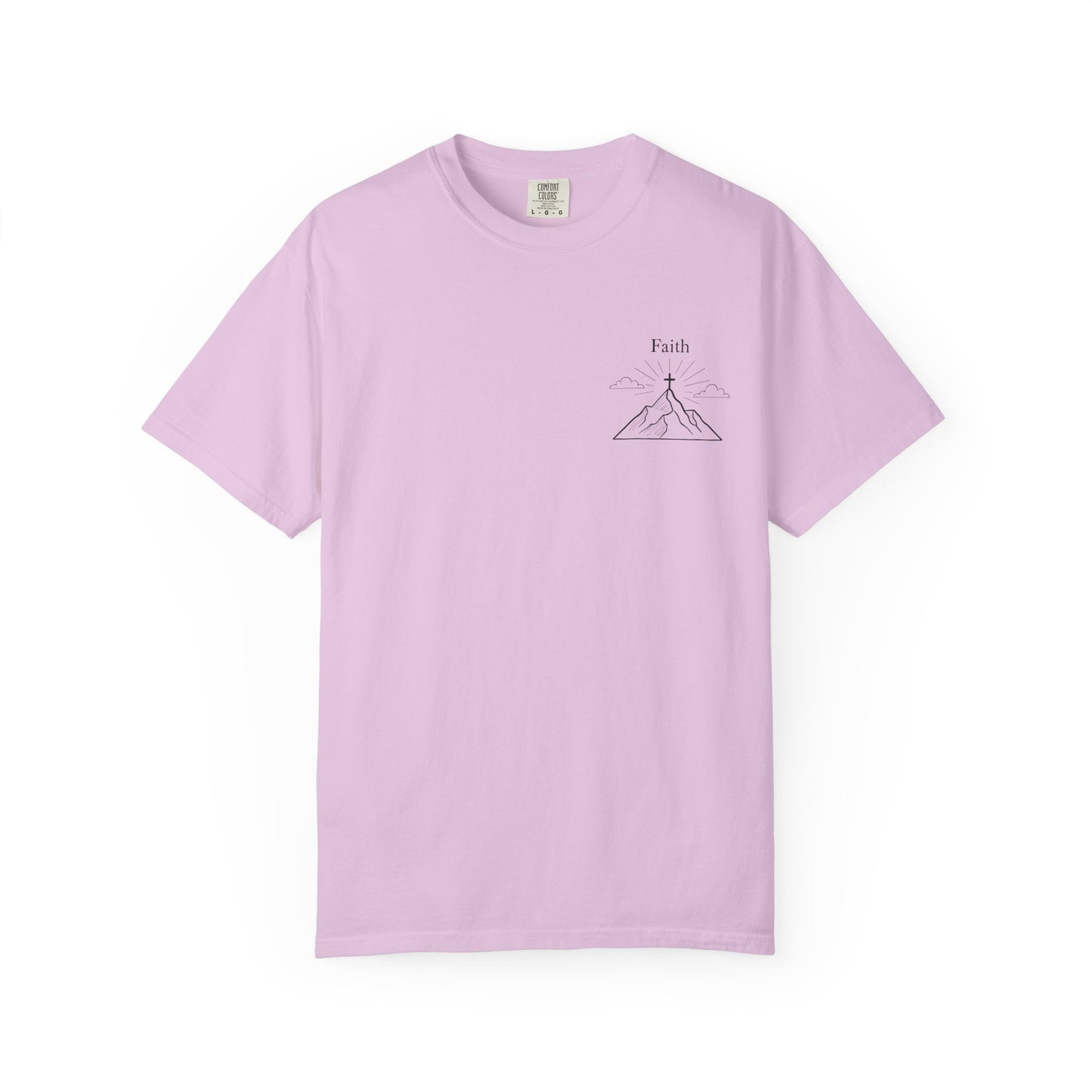 Faith Moves Mountains Comfort Colors Tee,Christianity Gift, Christianity Shirt,Christian Merch, Jesus Christ Shirt, Religion, Christian Gift
