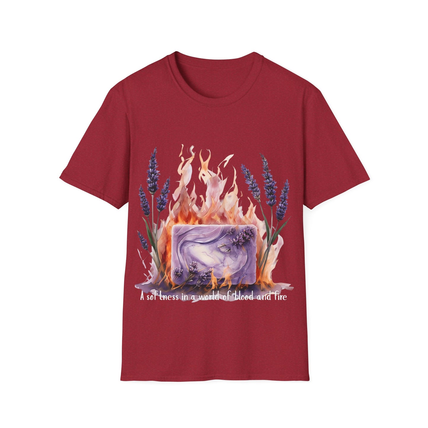 Heir of Fire Aelin T-Shirt, Lavender Soap Design, this t-shirt is not just clothing—it's a celebration of her favorite mythical tales.