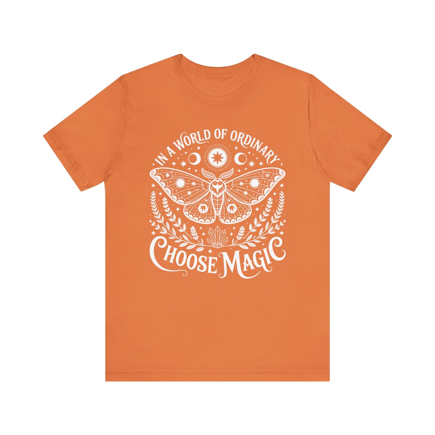 Choose Magic Witchy T-Shirt • Magical Spell Graphic Tee • Occult Mystical Shirt • Witchy Gift Unisex Top • Spiritual Pagan Clothing