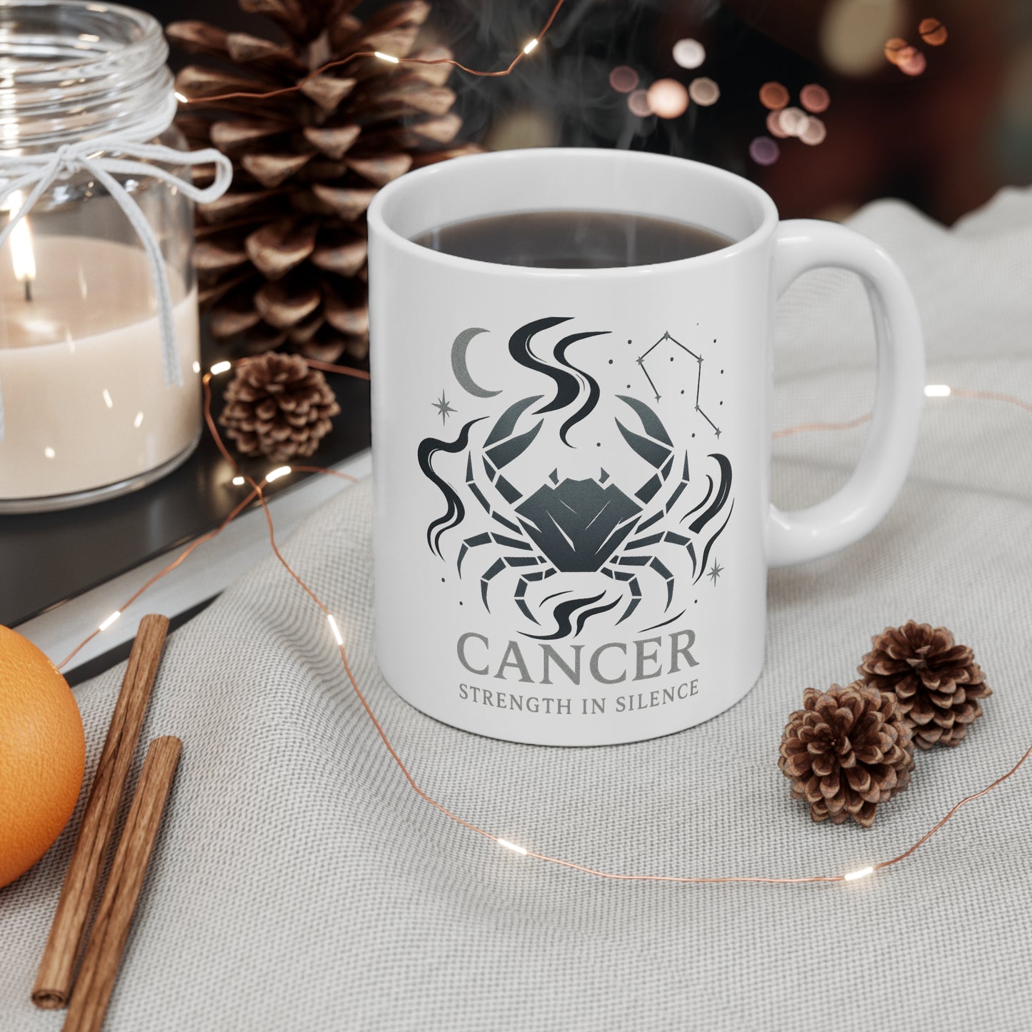 Cancer Astrology Mug, an ideal Cancer birthday gift.