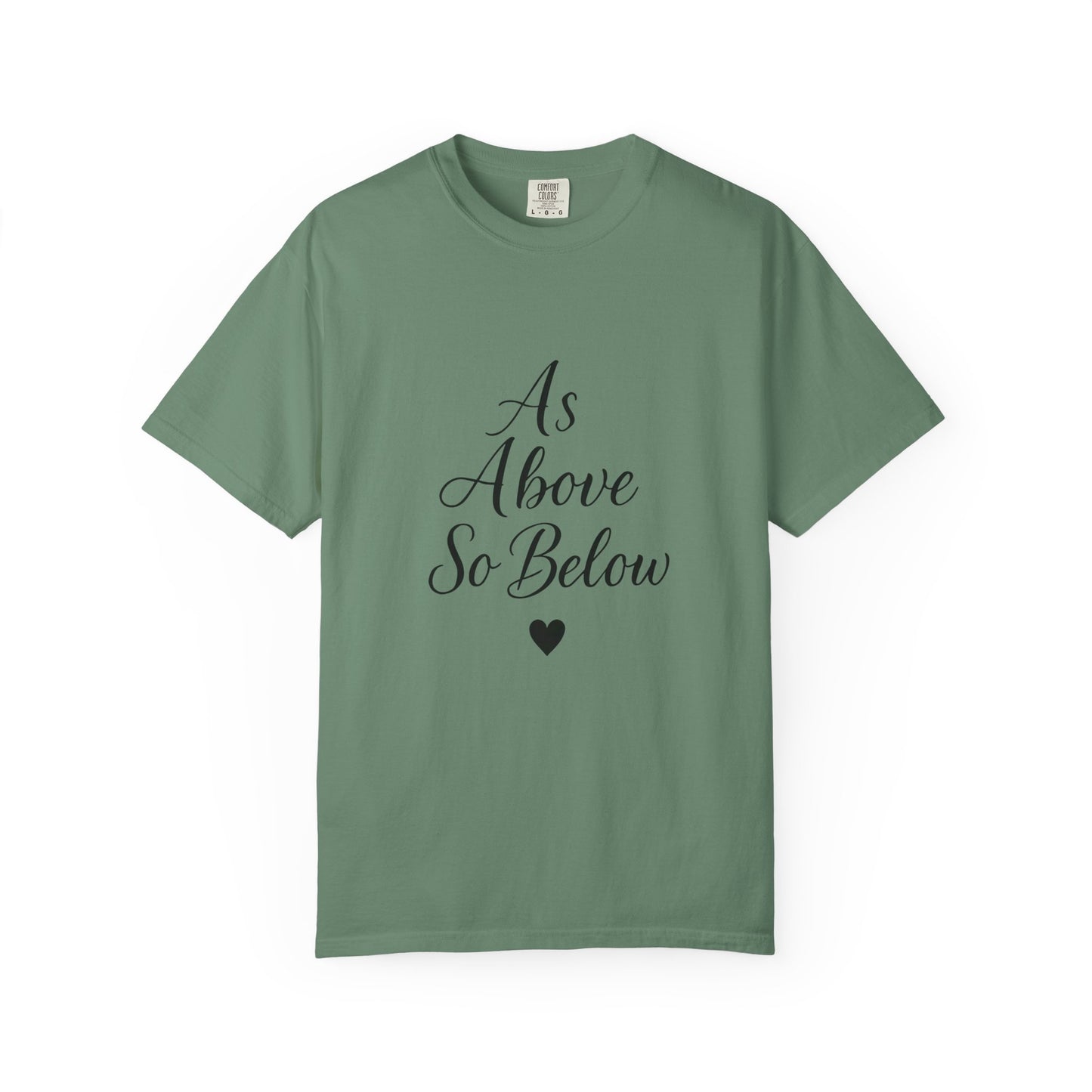 As Above So Below T-shirt, Embrace the celestial vibes infused in this spiritual tee, where the ancient secrets of pagan clothing meet the modern allure of witchy clothes.
