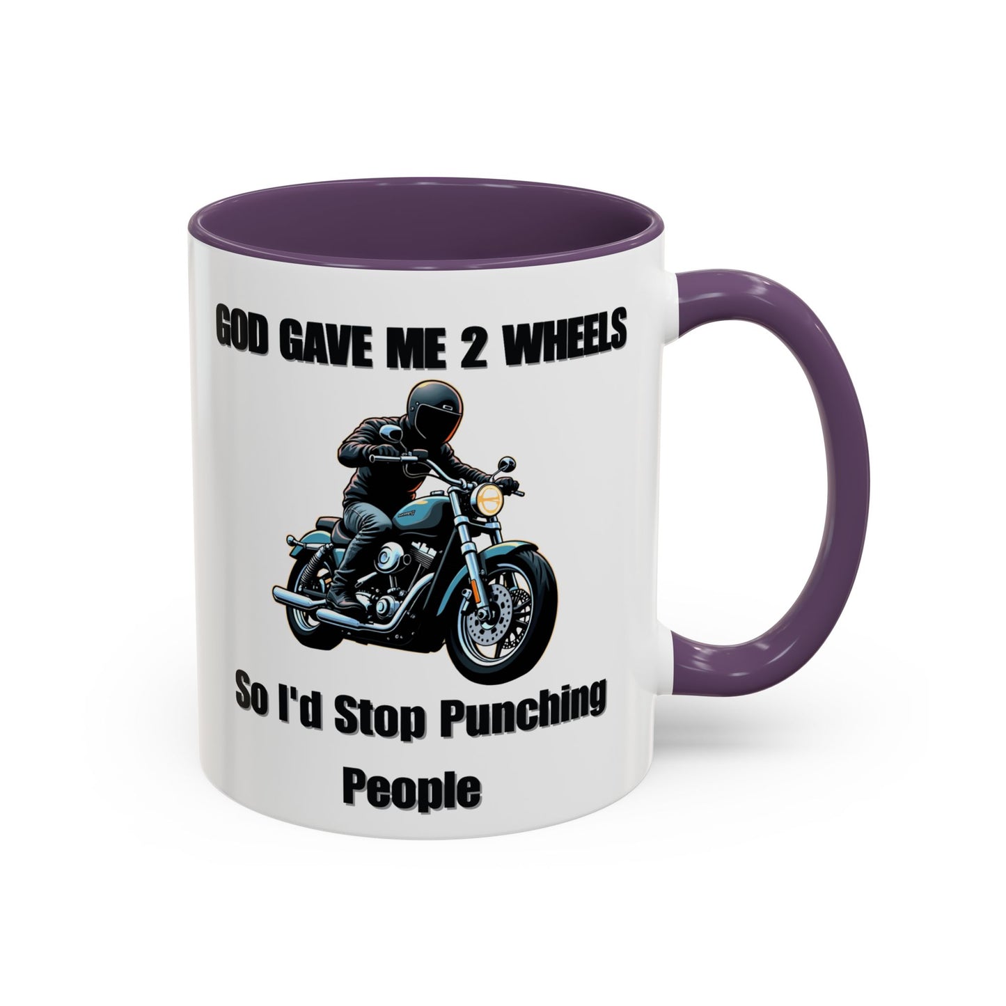 Motorcycle Humor Coffee Mug - Perfect for coffee lovers and motorcycle enthusiasts alike, this mug embodies a playful yet edgy vibe.