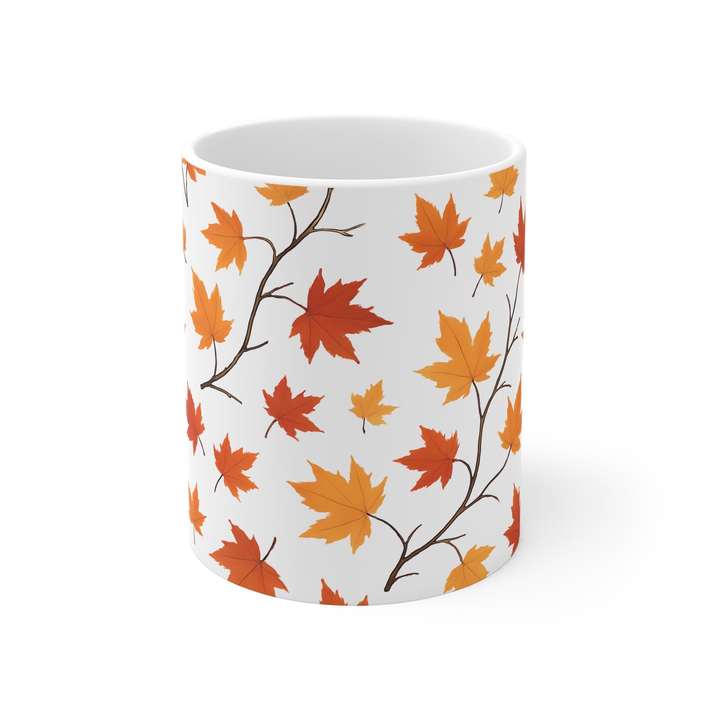 Copy of Autumnal Leaf Coffee Mug, Perfect for elevating your autumn décor, this mug whispers "hello autumn".