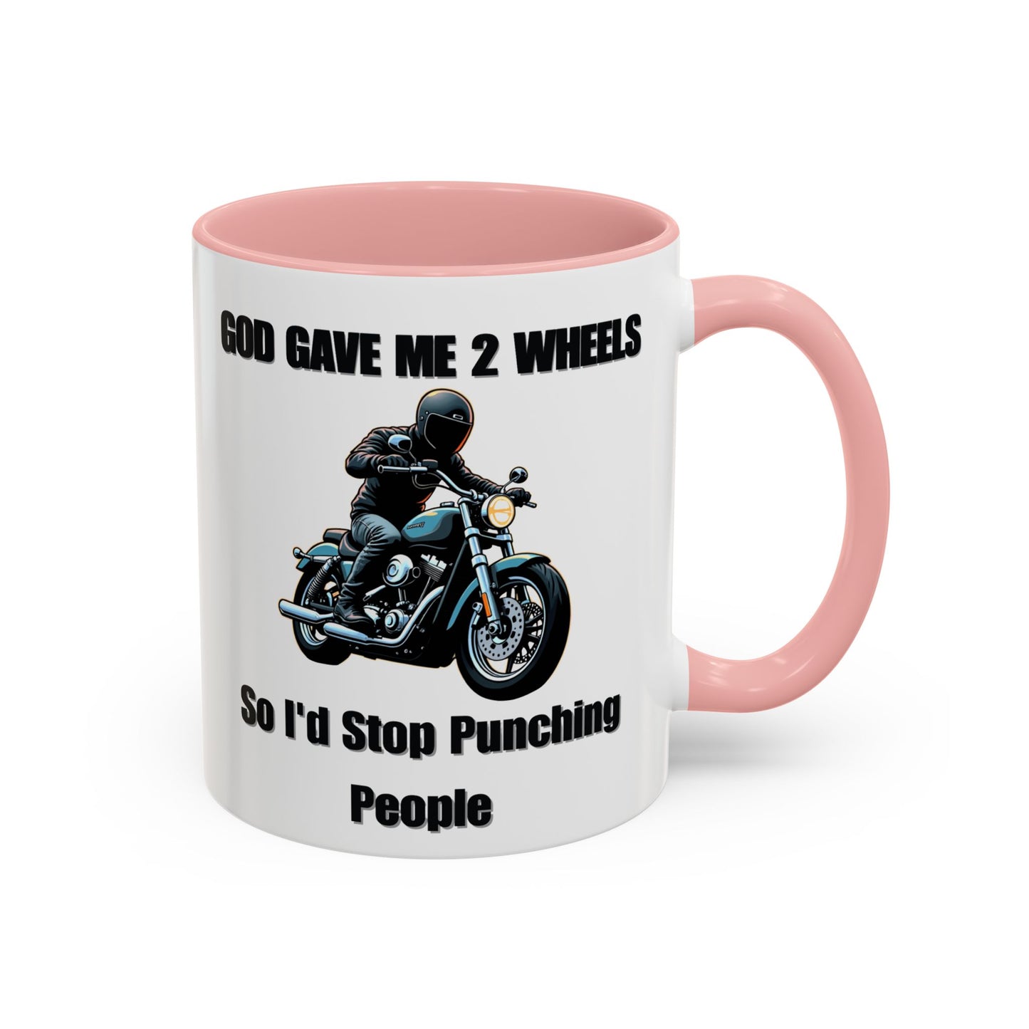 Motorcycle Humor Coffee Mug - Perfect for coffee lovers and motorcycle enthusiasts alike, this mug embodies a playful yet edgy vibe.