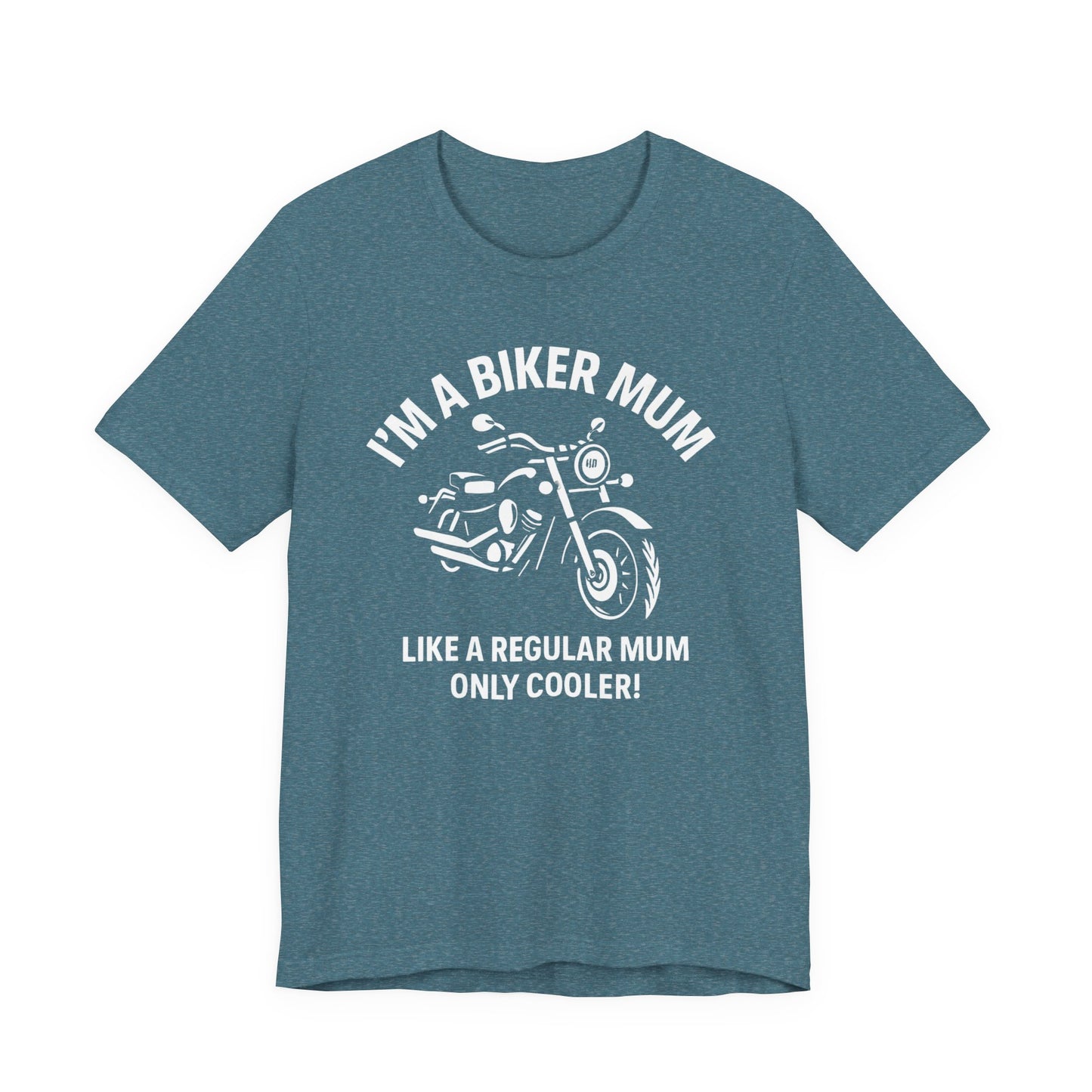 Biker Mum T-Shirt, Perfect as a bike lover gift or a personal treat, this motorcycle tee is more than just apparel; it's a statement.