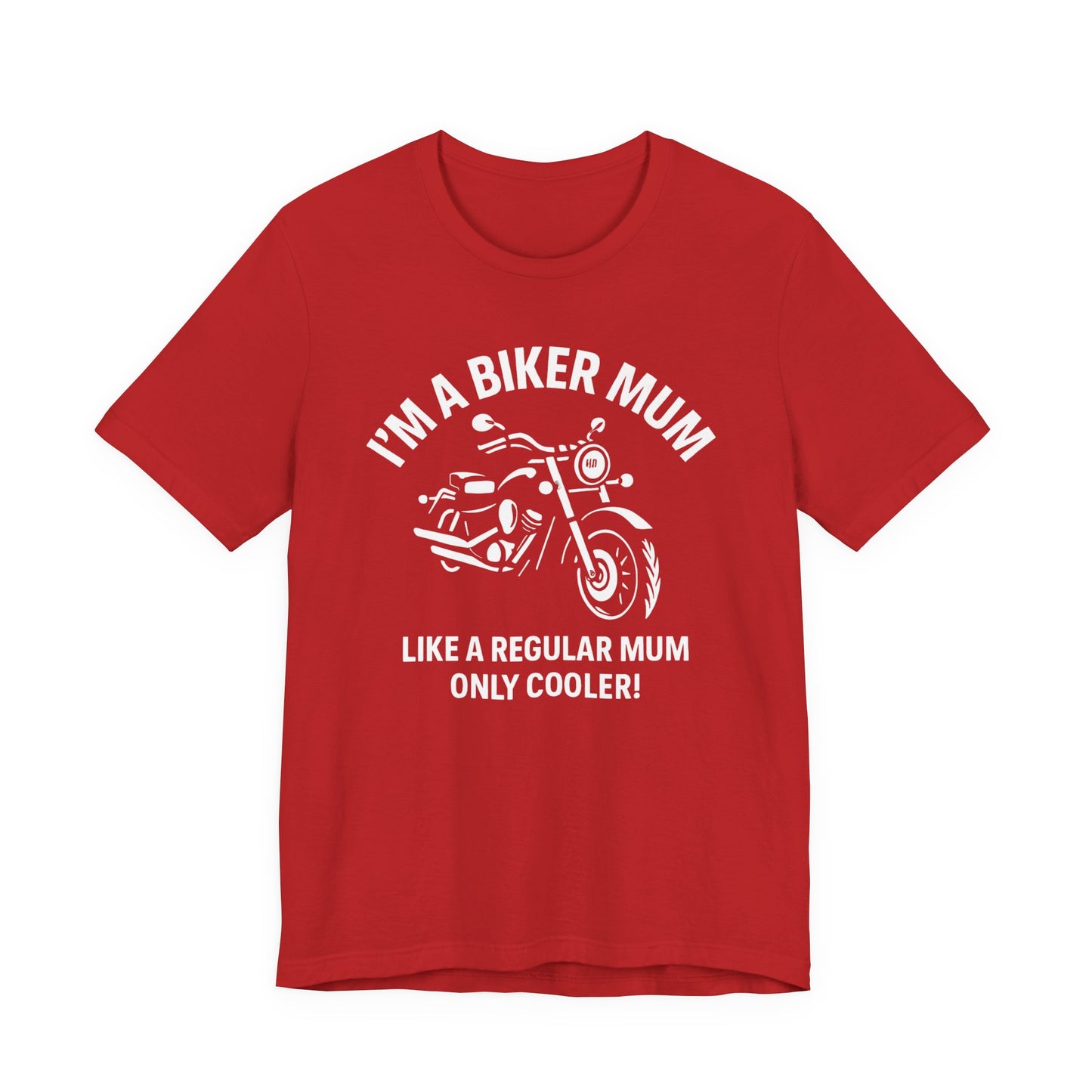 Biker Mum T-Shirt, Perfect as a bike lover gift or a personal treat, this motorcycle tee is more than just apparel; it's a statement.