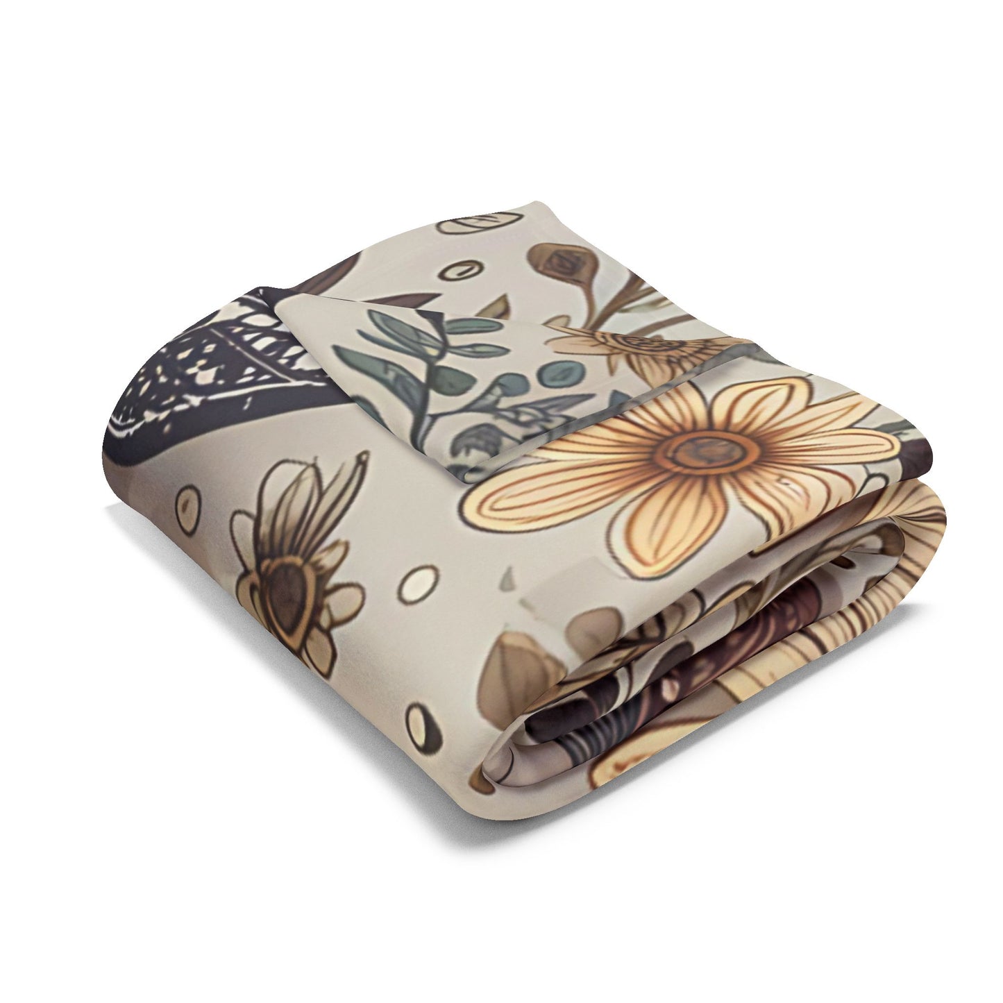 Autumn Moth Blanket, this autumn blanket invites warmth and charm into any space, making every moment feel delightfully autumn cozy.