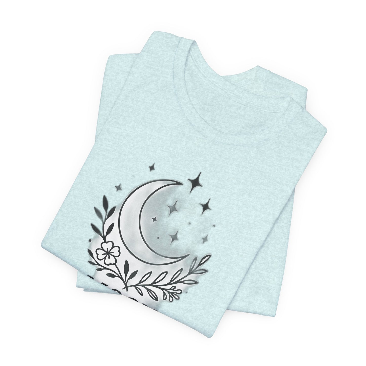 Moon Child T-Shirt, Crescent Moon Shirt, this moon child tee is more than just a piece of pagan clothing—it's a magical shirt that invites the wearer to explore the enchanting world of witchy things.