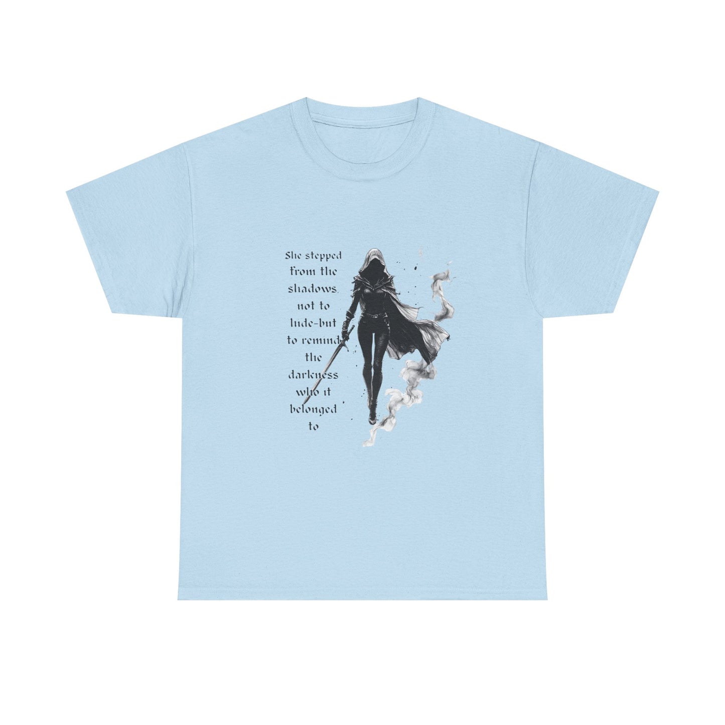 Throne of Glass Unisex Tee, a great addition to a fan's wardrobe and can be worn casually or as a statement piece. Ideal for fans of Sarah J. Maas and the character Aelin Sardothien.