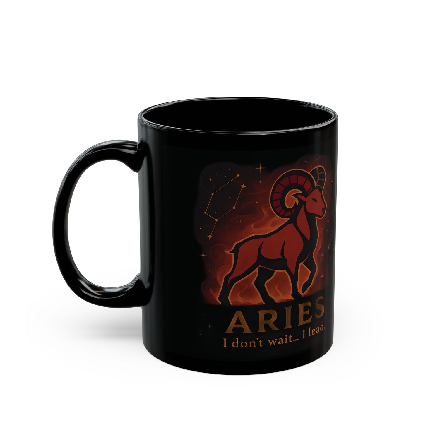 Aries Astrology Mug, Designed as the perfect Aries birthday gift, this zodiac mug combines bold design with practicality