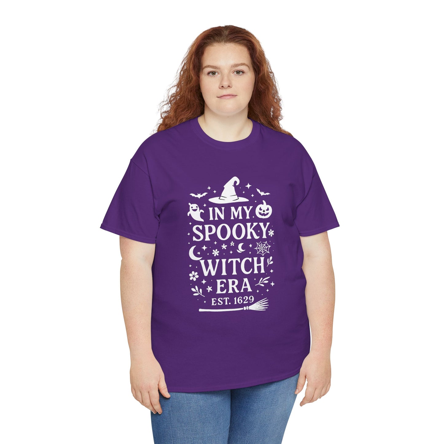 In My Spooky Witch Era Tee, Salem Witch Shirt, a bewitching homage to Salem's mystical past. Imbued with the spirit of the legendary Salem witches.