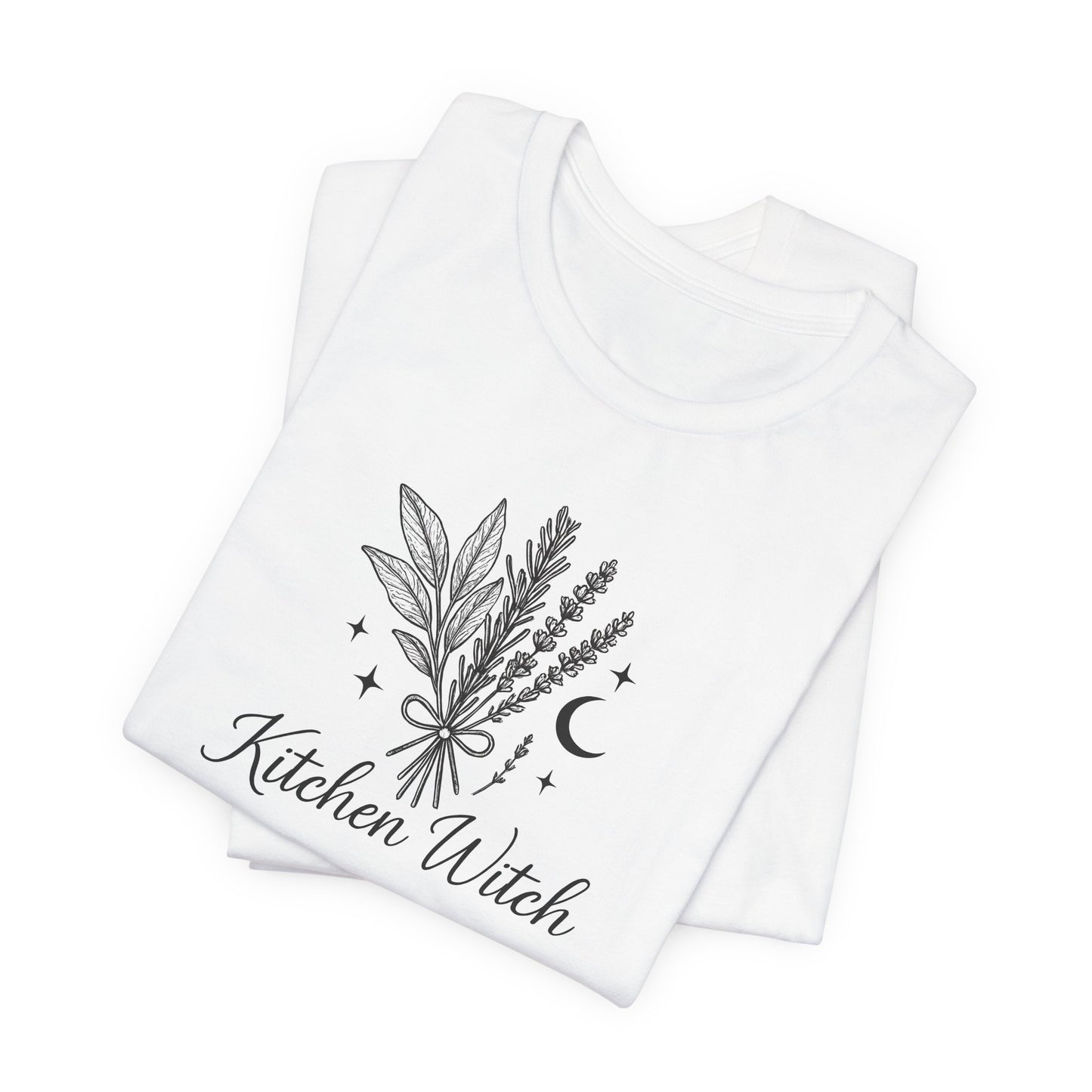 Kitchen Witch T-shirt, Crafted for those who cherish the art of kitchen witchery, this witchcraft shirt is not just clothing, it's a celebration of witchy things.
