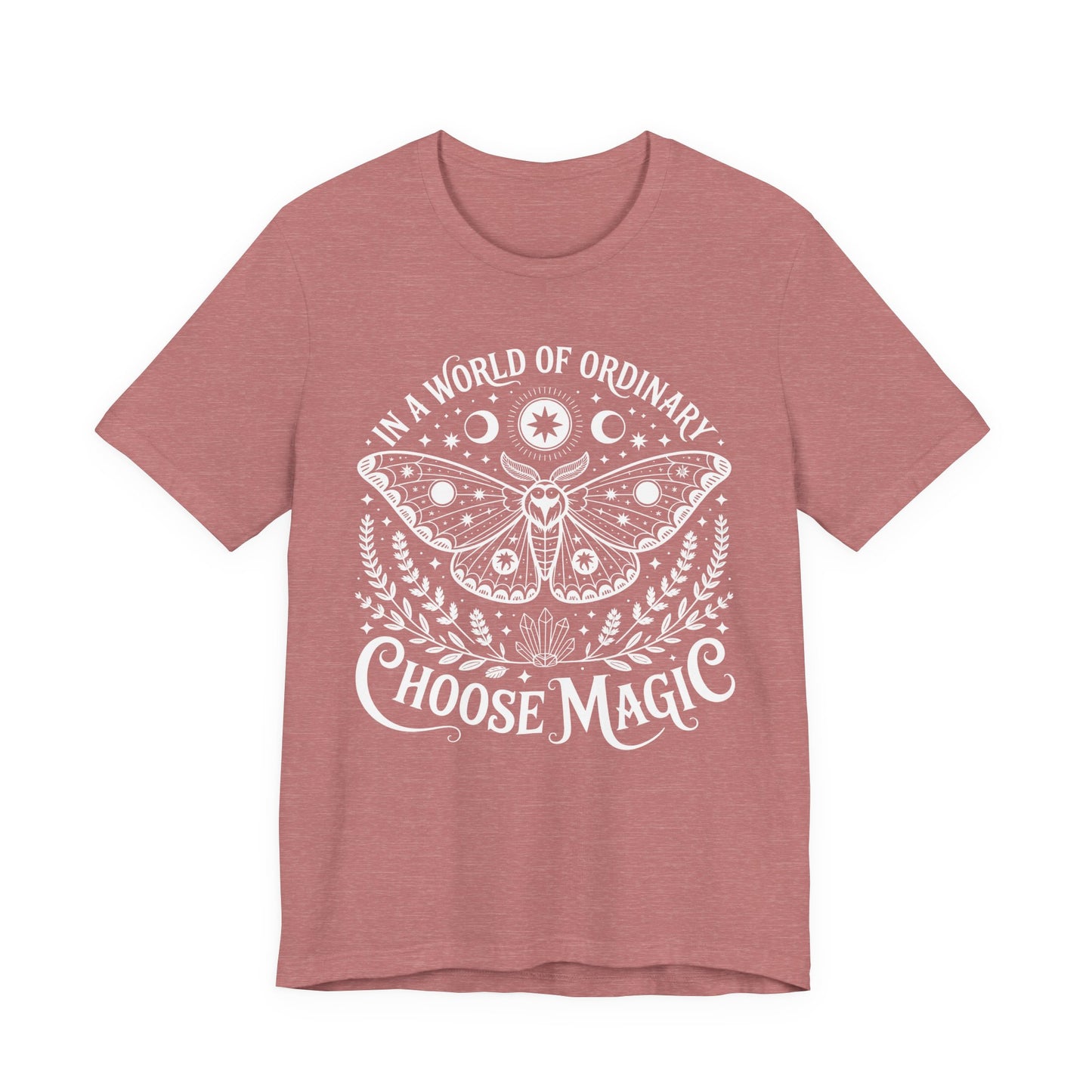 Choose Magic Witchy T-Shirt • Magical Spell Graphic Tee • Occult Mystical Shirt • Witchy Gift Unisex Top • Spiritual Pagan Clothing
