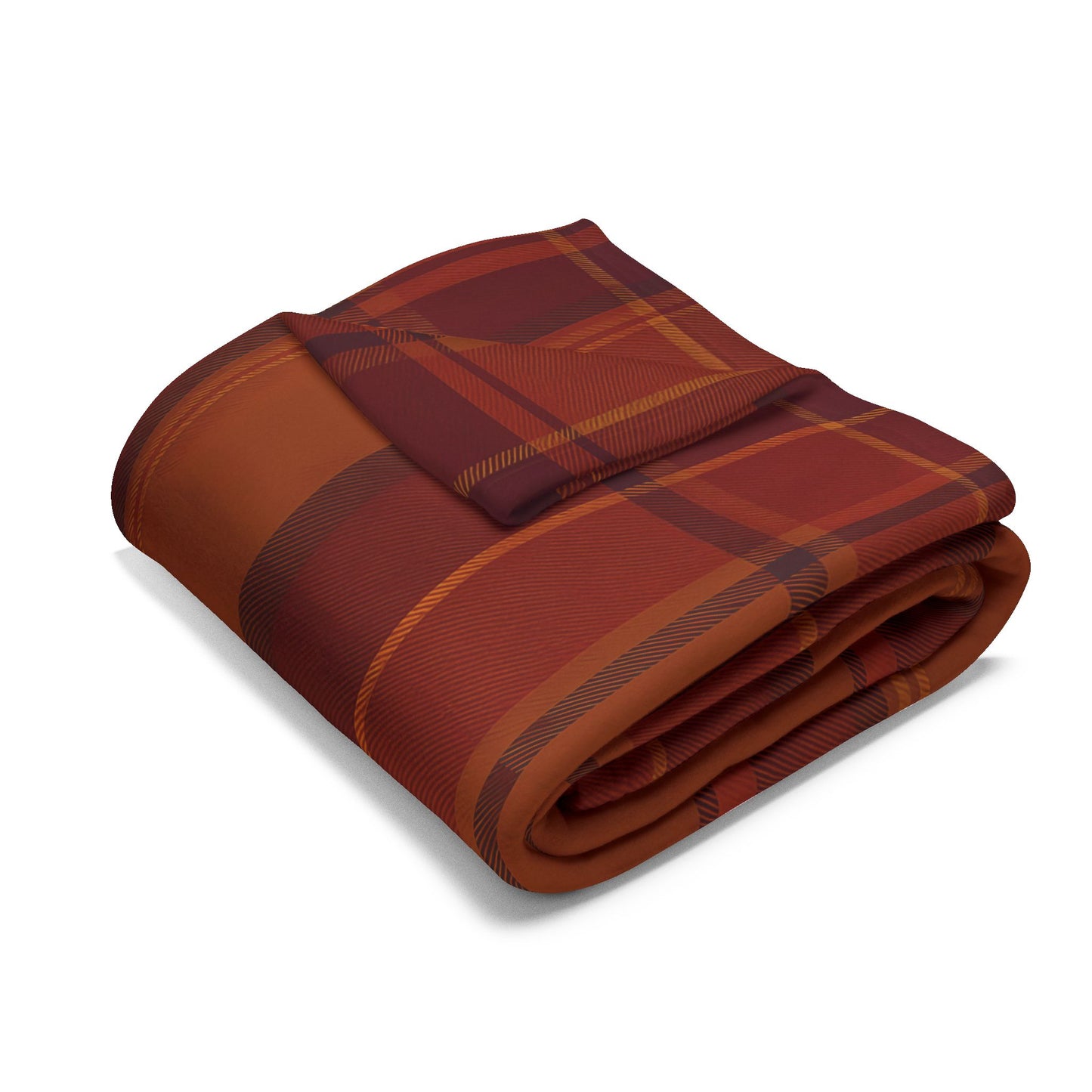 Cozy Autumn Plaid Pattern Blanket, This soft throw, with its classic plaid pattern, transforms any space into a serene autumn retreat.