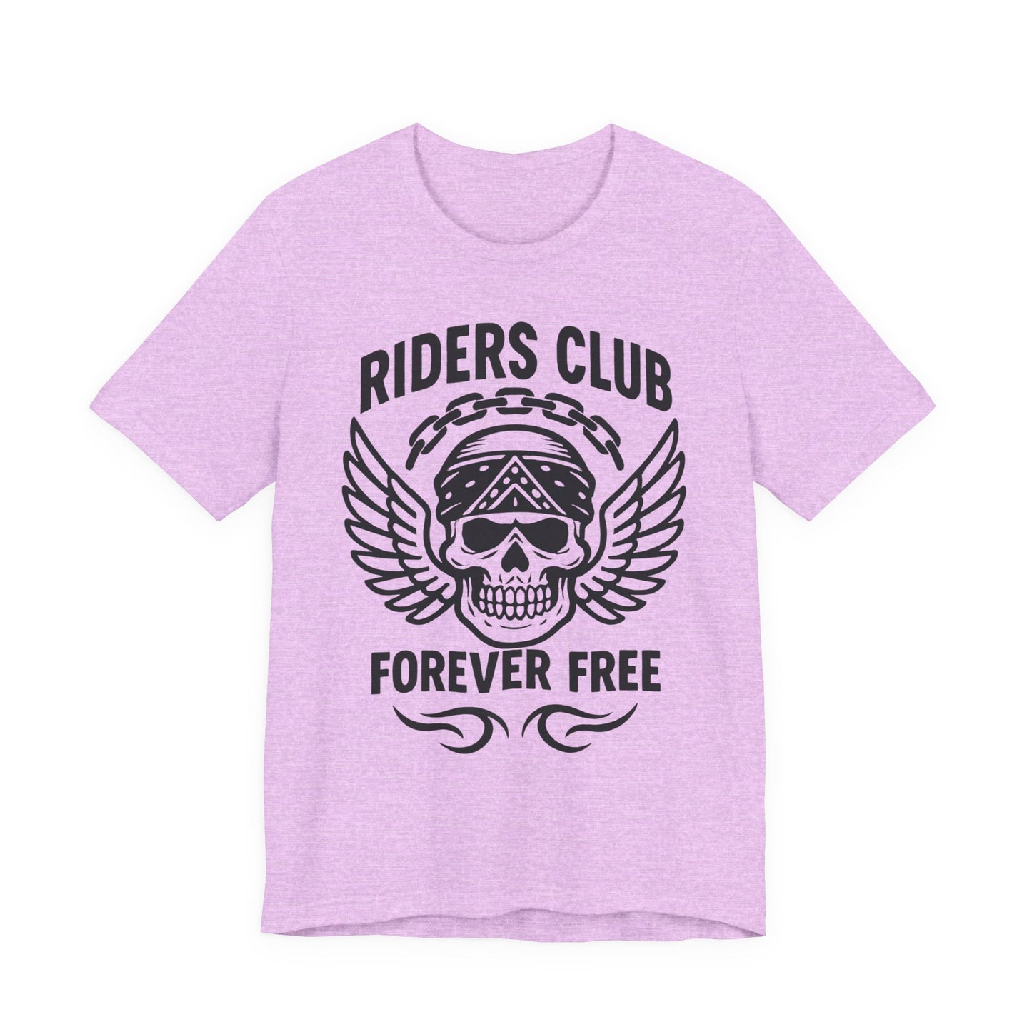 Forever Free Skull Biker Shirt, a declaration of independence for every motorcycle rider. Boasting a striking skull graphic, this motorcycle shirt embodies the fierce spirit of the open road.