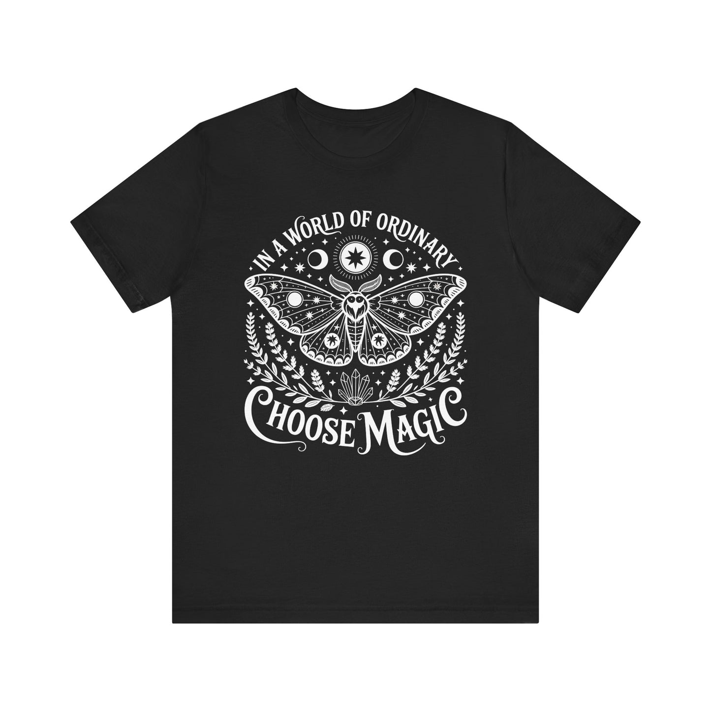 Choose Magic Witchy T-Shirt • Magical Spell Graphic Tee • Occult Mystical Shirt • Witchy Gift Unisex Top • Spiritual Pagan Clothing