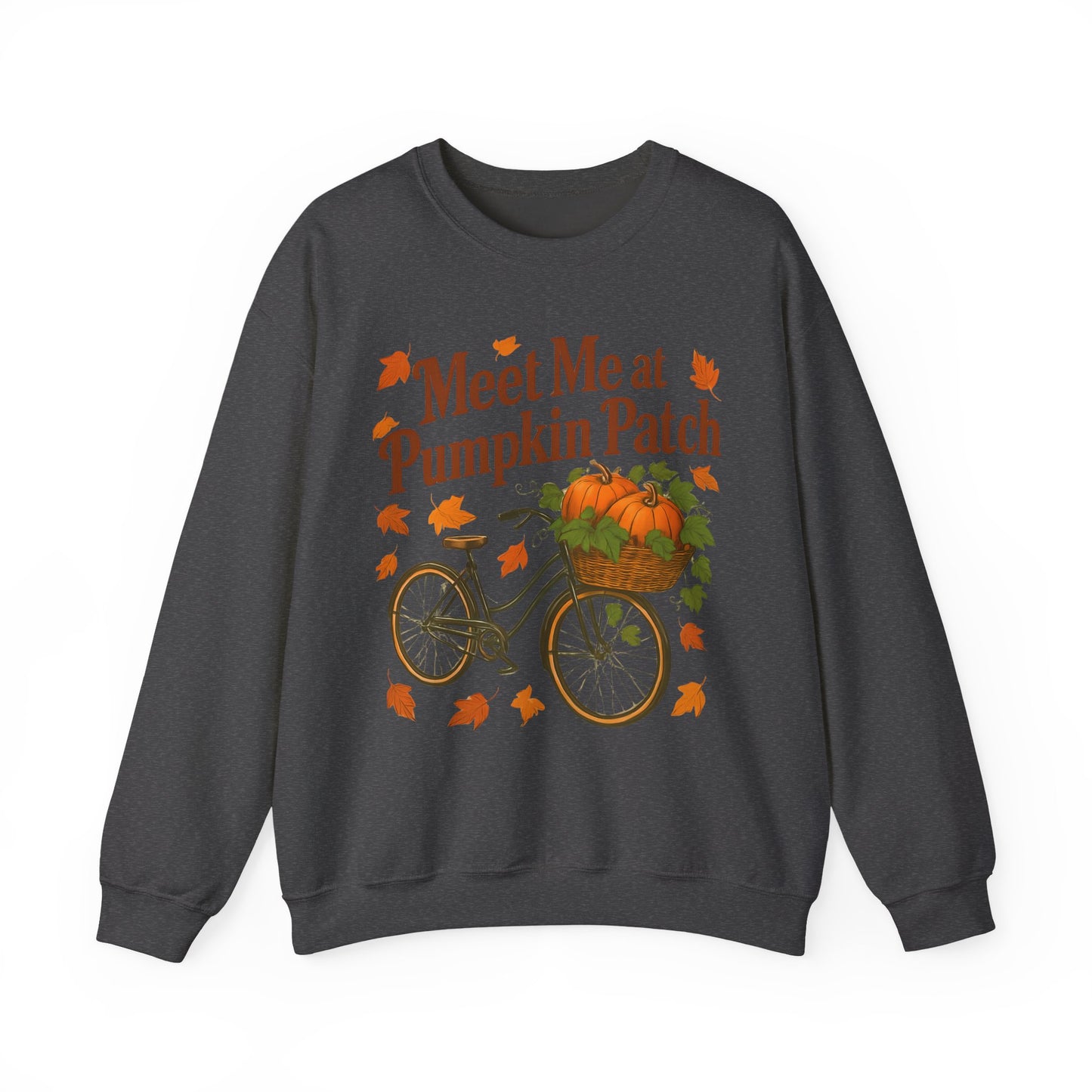 Meet me at the pumpkin patch Sweatshirt, This autumnal jumper wraps you in warmth, making chilly days inviting and every outing a celebration of the season.
