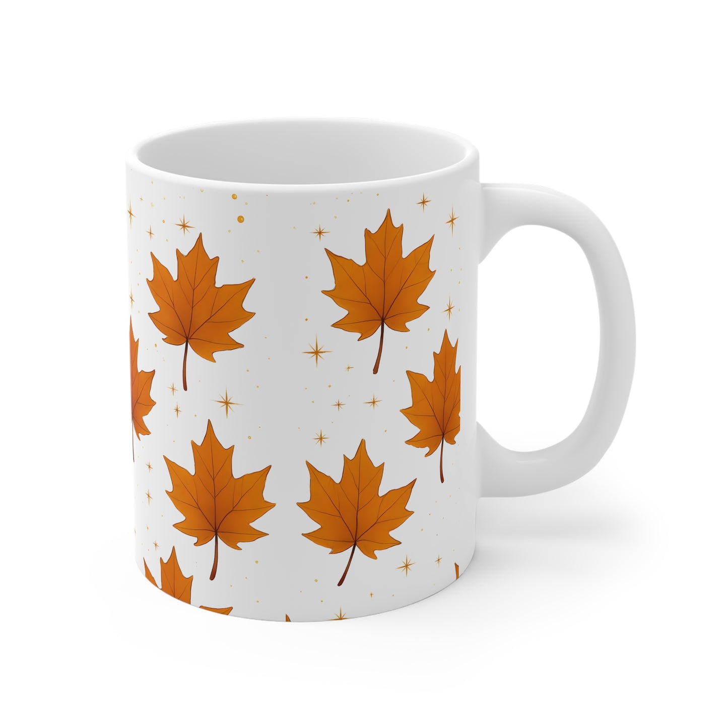 Autumnal Leaf Coffee Mug, perfect companion for your seasonal sips.