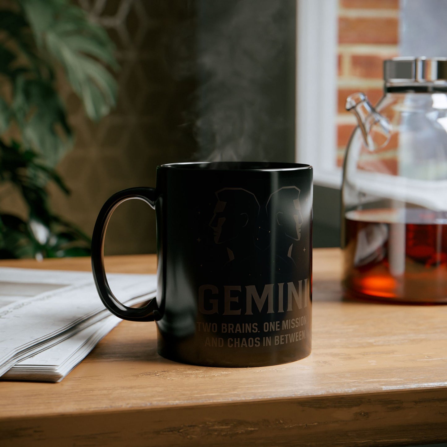 Gemini Astrology Mug, Crafted as a thoughtful gift for Gemini aficionados, it's the ideal Gemini birthday gift, melding the allure of their horoscope with the practical elegance of a Gemini coffee cup.