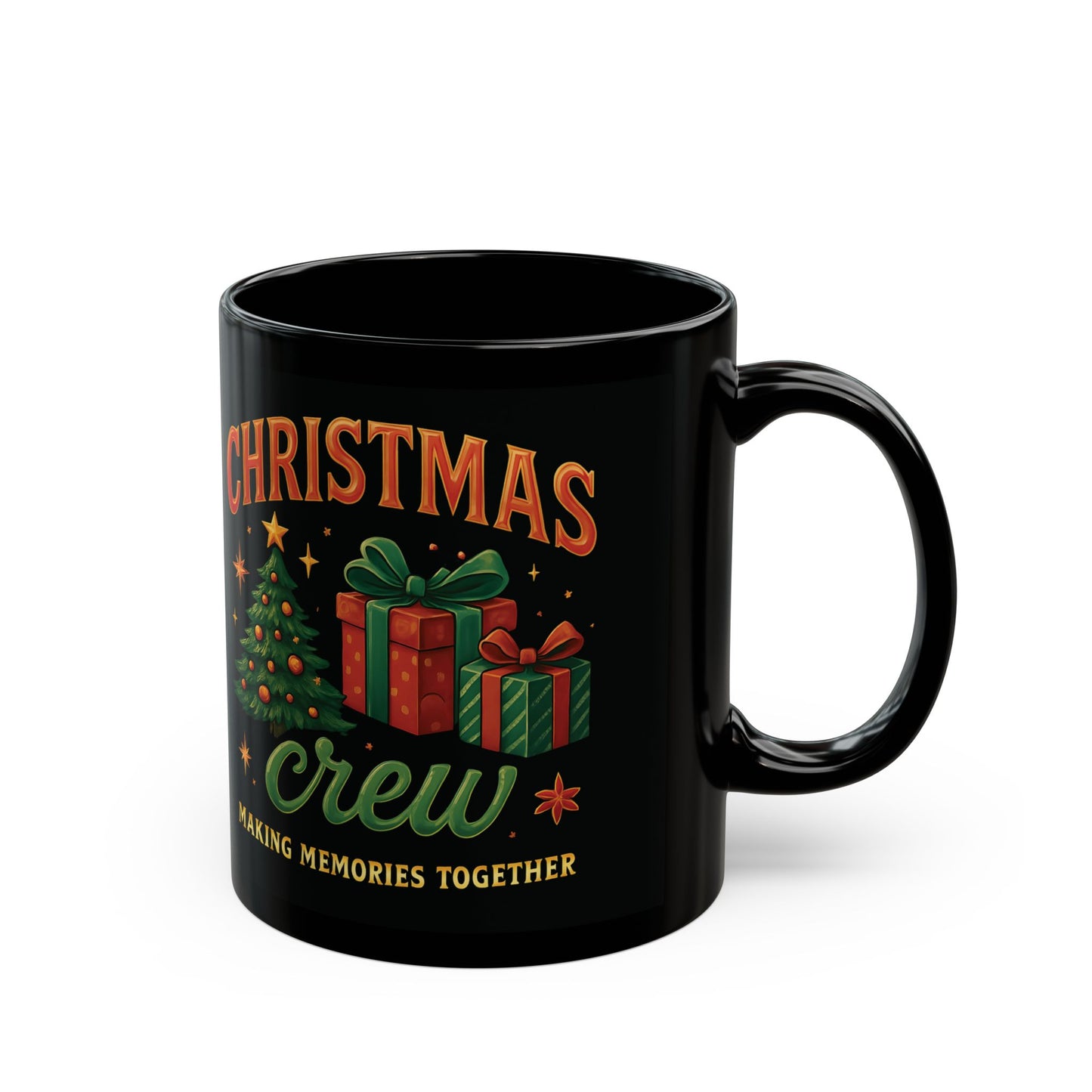 Christmas Crew Coffee Mug, This festive coffee mug embodies the joy of the season, perfectly blending tradition and warmth into every drink.
