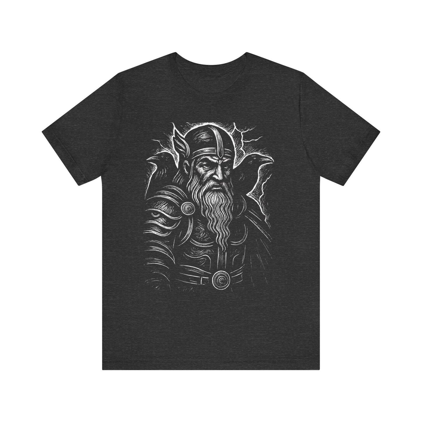 Viking God Odin T-Shirt,this viking shirt is your link to the past, offering a glimpse into the world where Odin and the viking gods reign supreme,a tribute to the enduring spirits of ancient Scandinavia