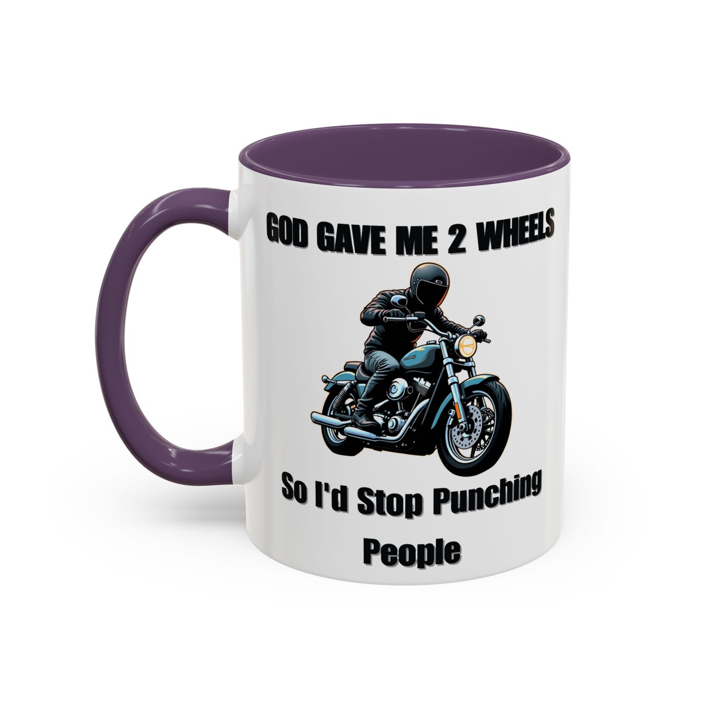 Motorcycle Humor Coffee Mug - Perfect for coffee lovers and motorcycle enthusiasts alike, this mug embodies a playful yet edgy vibe.