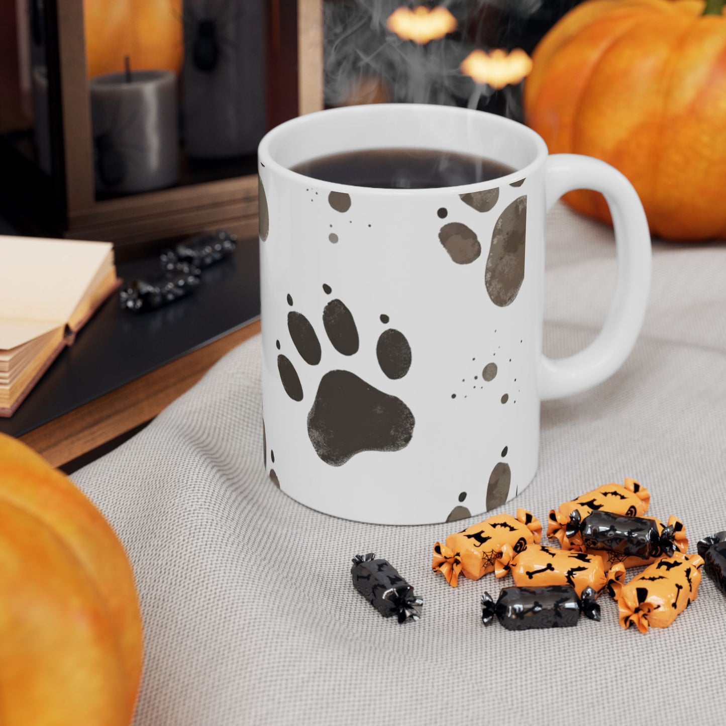 Muddie Paw Print Ceramic Mug | Pet Lover Gift, Dog Lover Mug, perfect Pet inspired Gift.