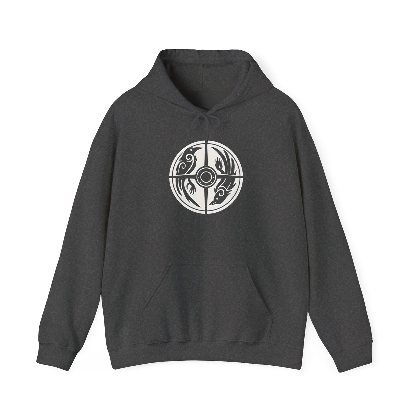 Norse Viking Shield Hoodie, Step into the realm of ancient warriors with our Norse Viking Shield Hoodie, a pinnacle of Norse design and craftsmanship.