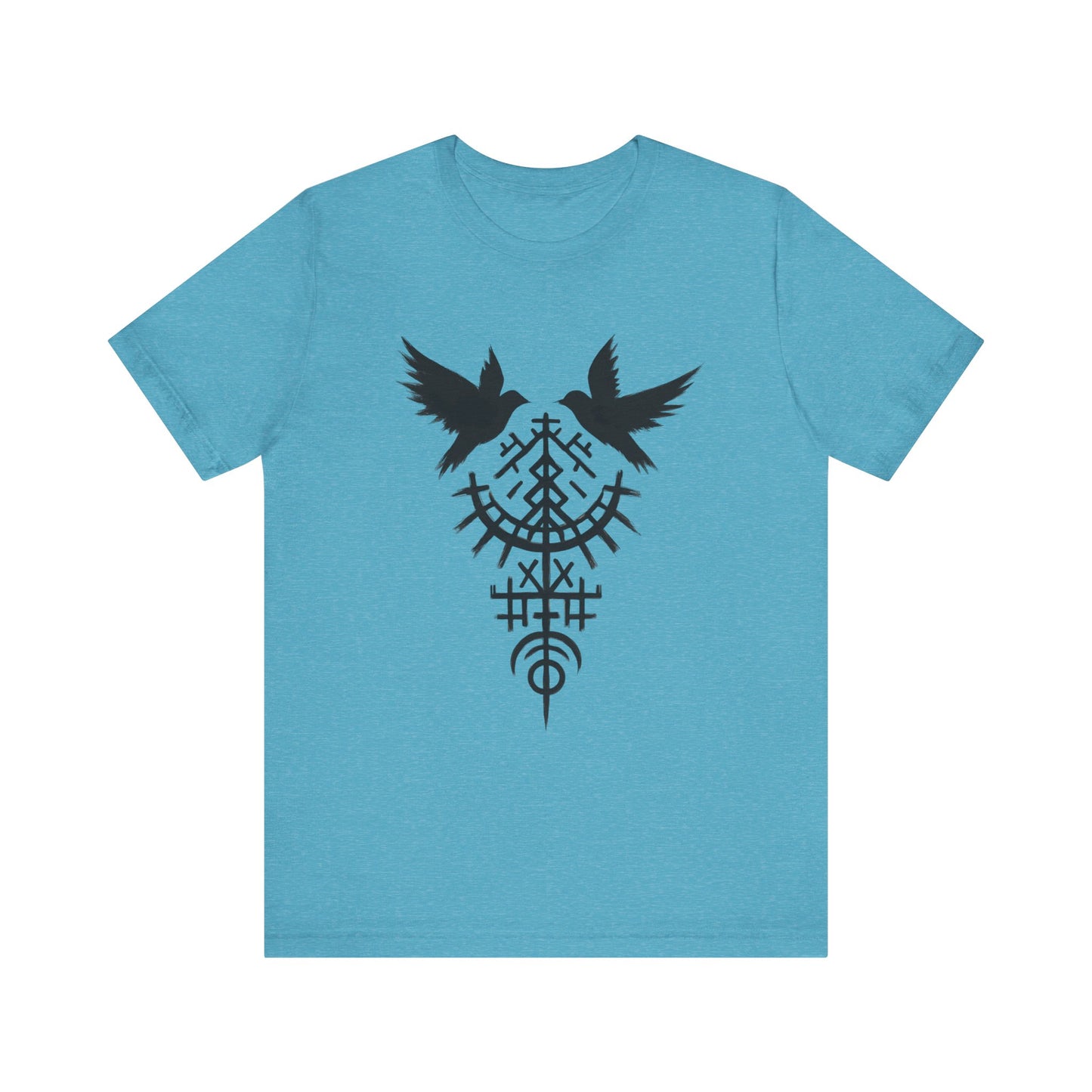 Viking Raven T-Shirt, Pagan Clothing, Norse Paganism, Norse Viking Shirt, Pagan TShirt, Raven Shirt, Viking Apparel