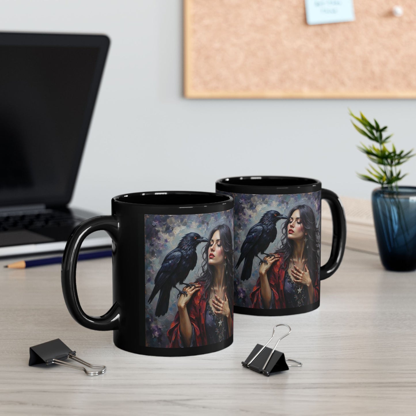 Morrigan Goddess Mug, Embrace your inner goddess with this essential piece of witchy mugs collection.