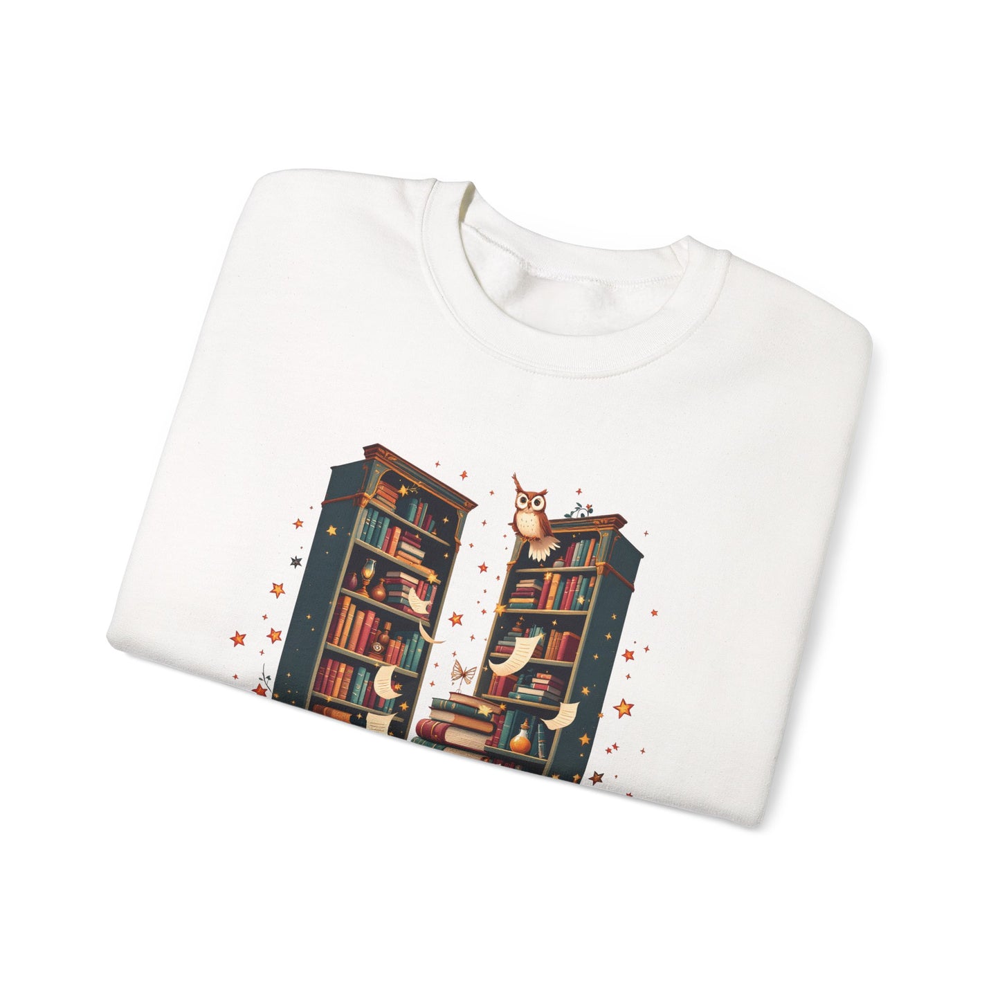 Cozy Book Lover Sweatshirt - Perfect Gift for Readers, Library Lovers, owl Lovers, Christmas, Literary Gifts