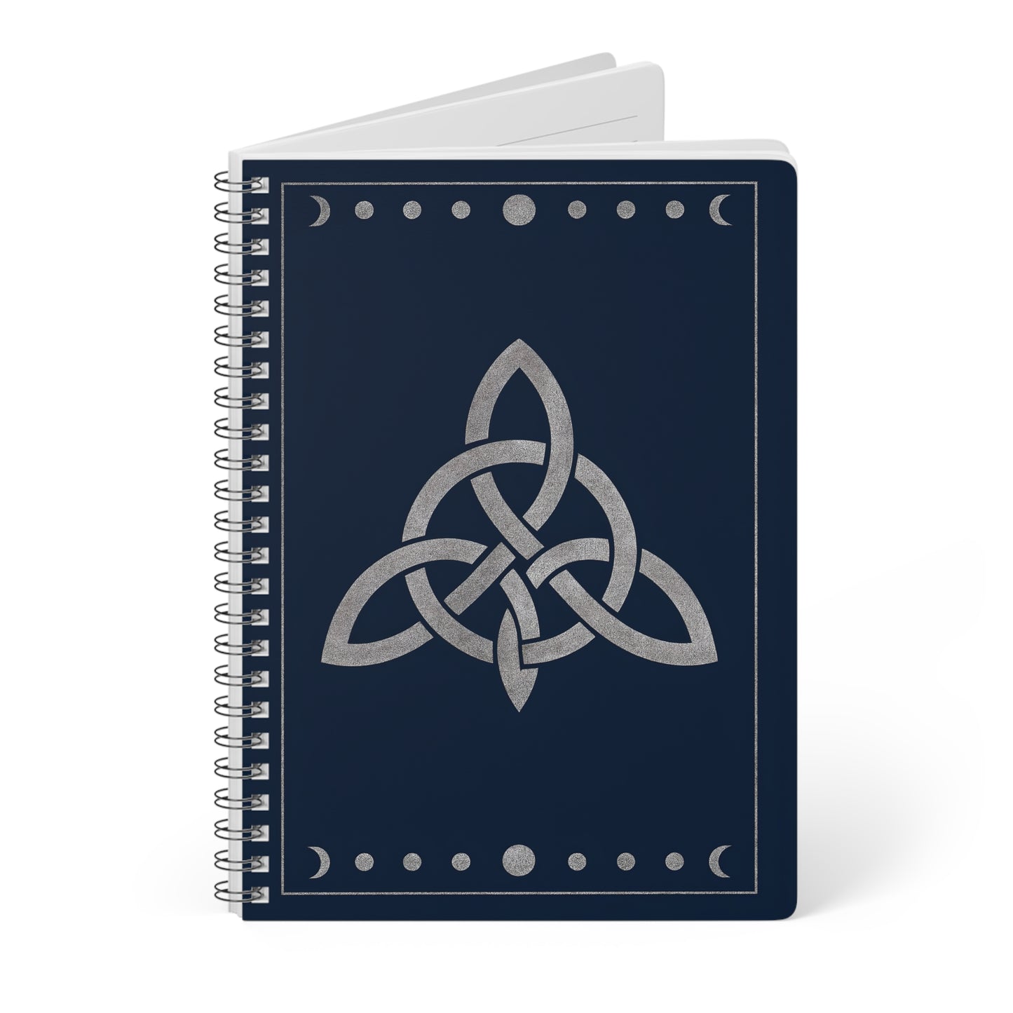Witch's Knot Soft Notebook, This witch notebook is more than just a place for thoughts; it's your personal book of shadows, your magical grimoire.
