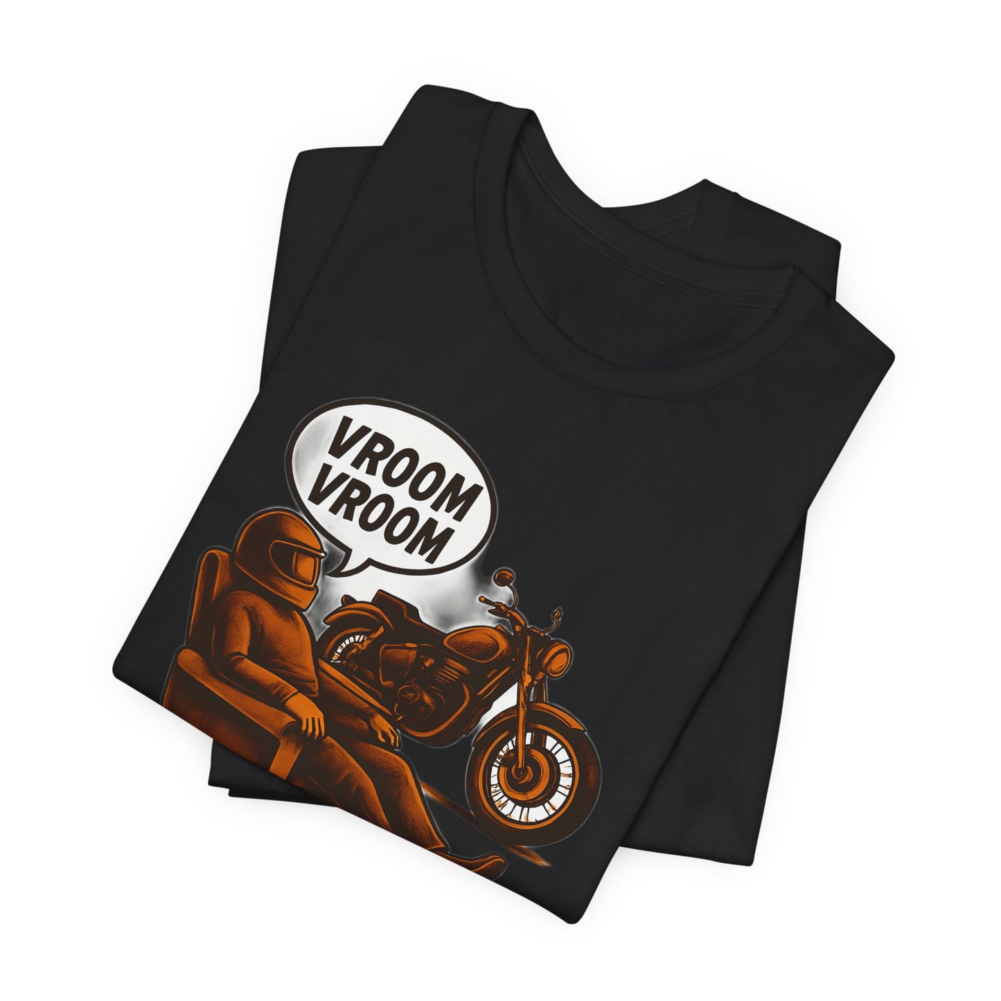 I Don't Snore I Dream I'm Revving T-Shirt, This piece of motorcycle apparel combines humor with style, making it an ideal biker gift that speaks volumes.