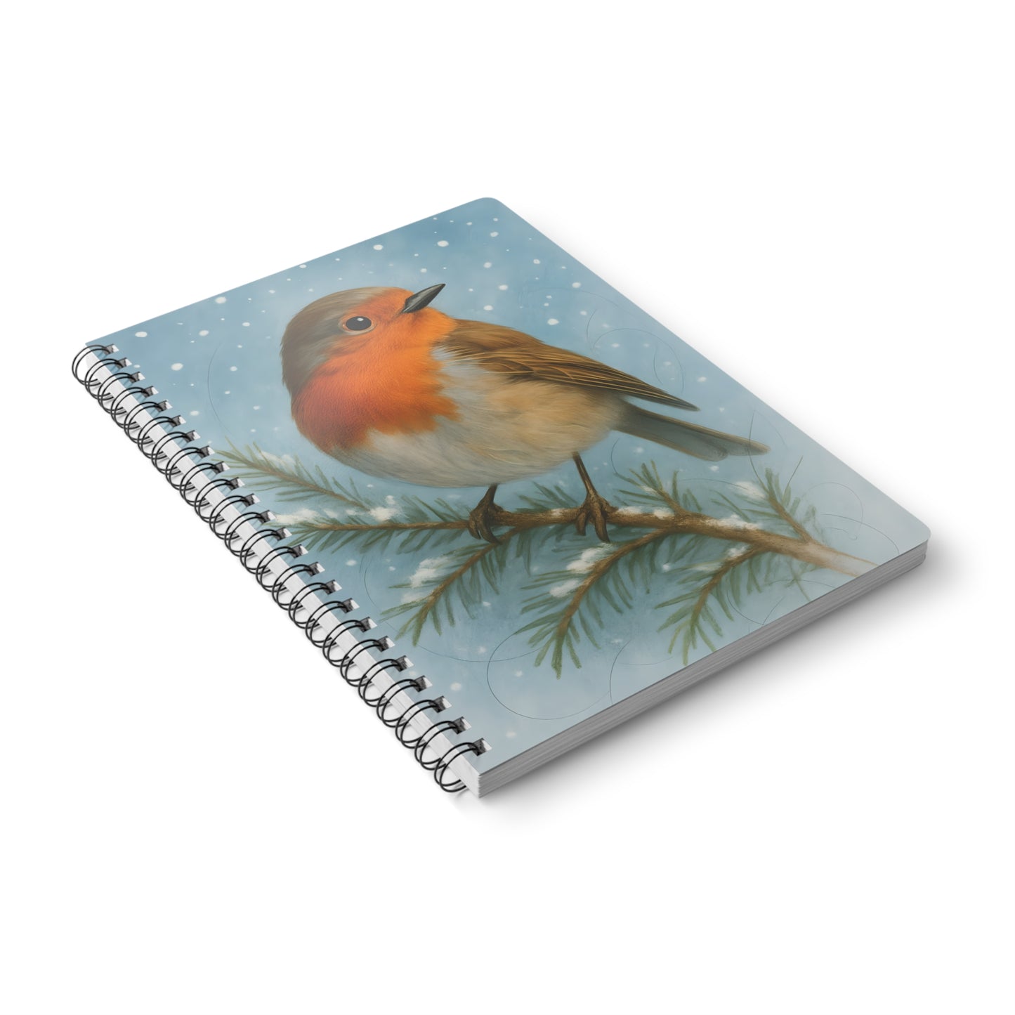Winter Robin Woodland Creatures Notebook, this notebook brings the magic of winter robins and woodland creatures to your writing adventures.