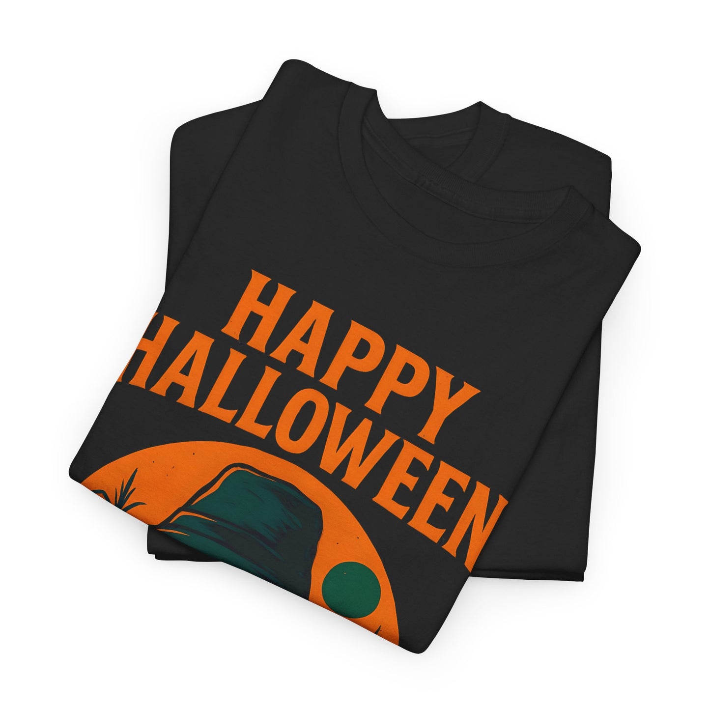 Halloween Scarecrow Tee, With its eye-catching Halloween design featuring a spooky scarecrow, this shirt brings a fun, festive vibe to your wardrobe.