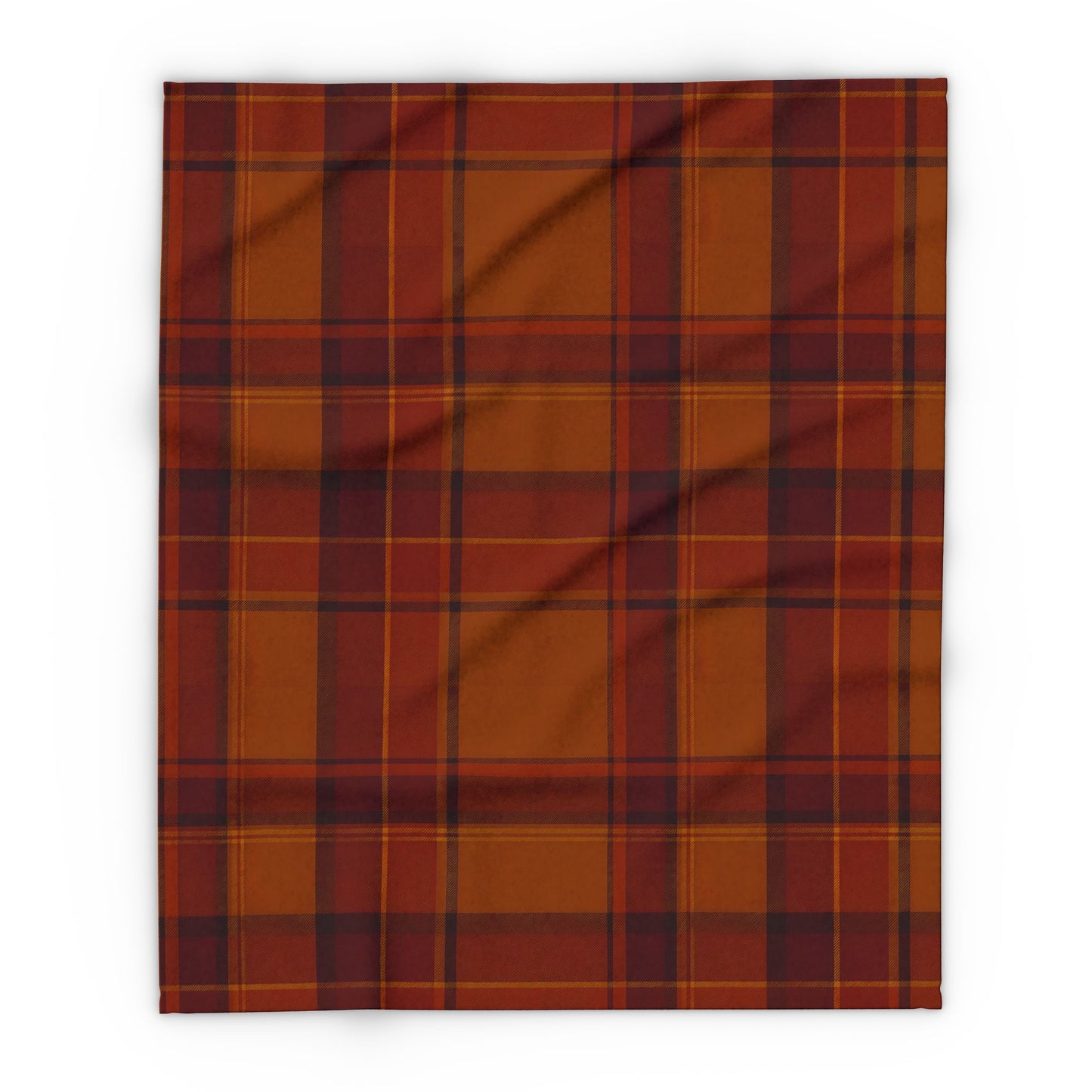 Cozy Autumn Plaid Pattern Blanket, This soft throw, with its classic plaid pattern, transforms any space into a serene autumn retreat.