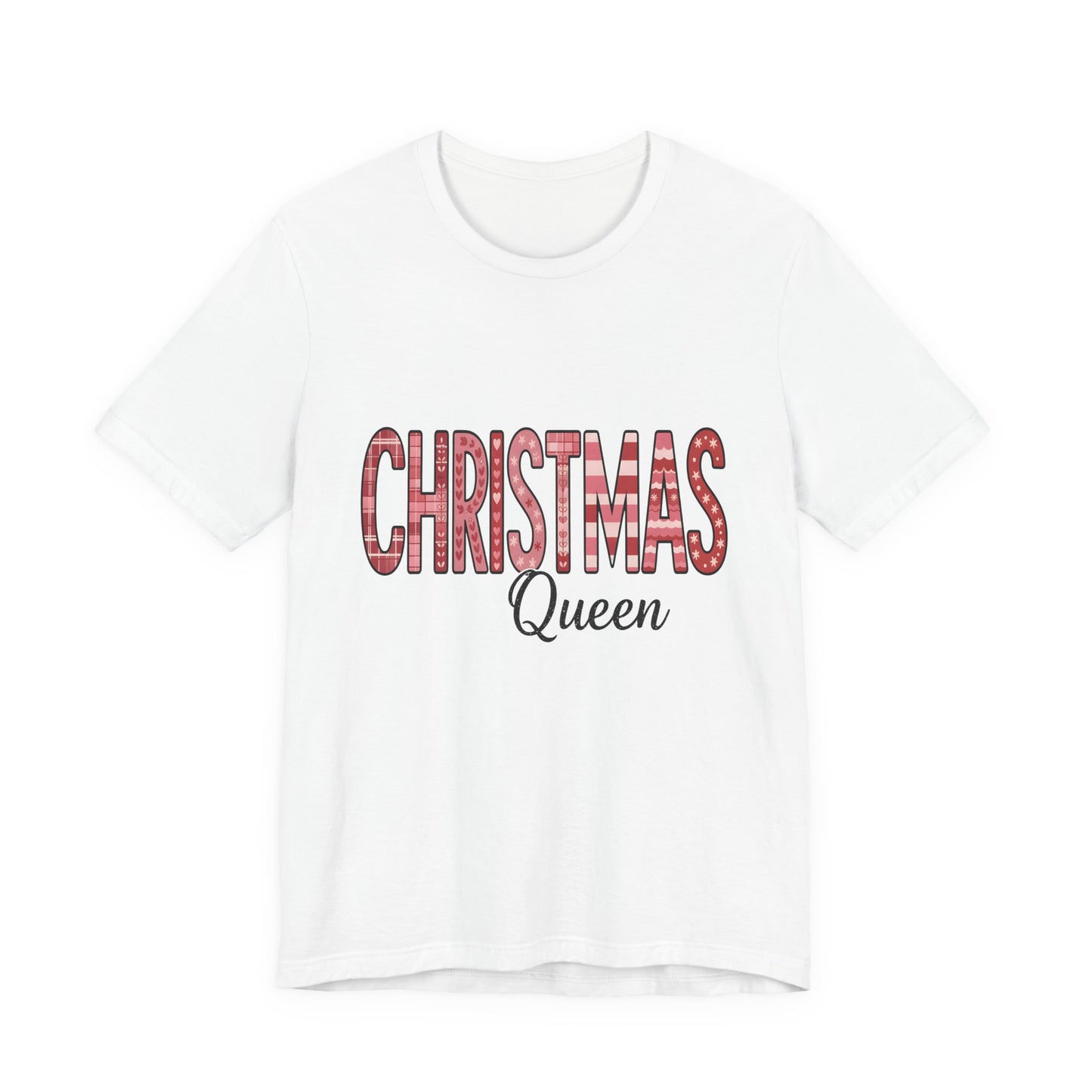 Christmas Queen Pinkmas T-shirt, Perfect for a sister XMAS gift or a Christmas mom gift, this festive shirt captures the essence of a very merry Christmas