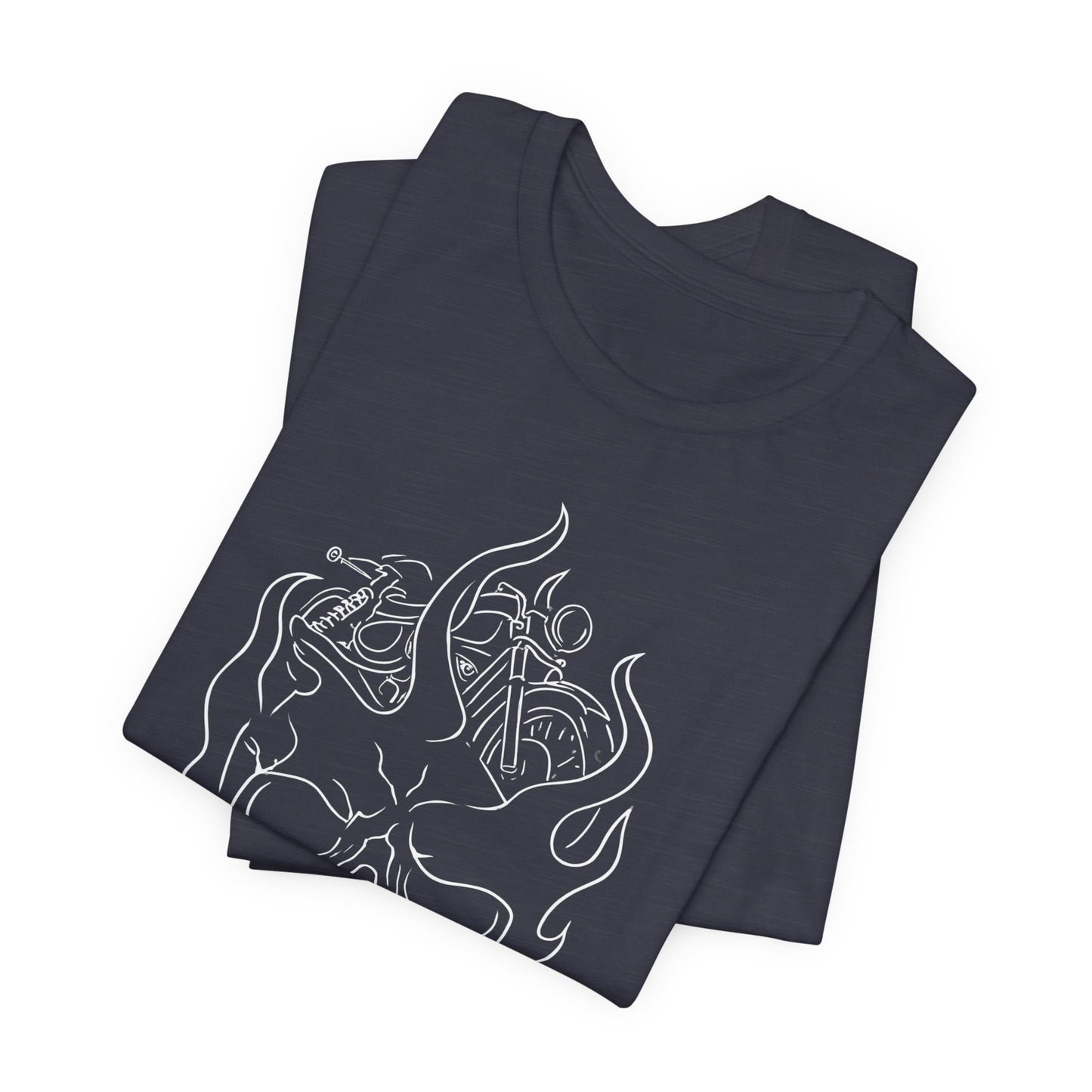 Skull Graphic Flame Tee, Motorcycle T Shirt, Biker Tshirt, Biker Skull Design, Motorbike Apparel, Motorcycle,Biker Skull, Motorbike Skull.