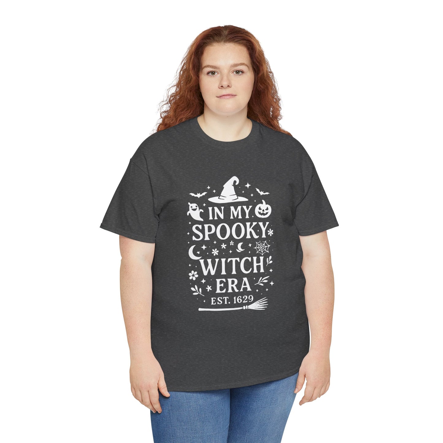 In My Spooky Witch Era Tee, Salem Witch Shirt, a bewitching homage to Salem's mystical past. Imbued with the spirit of the legendary Salem witches.