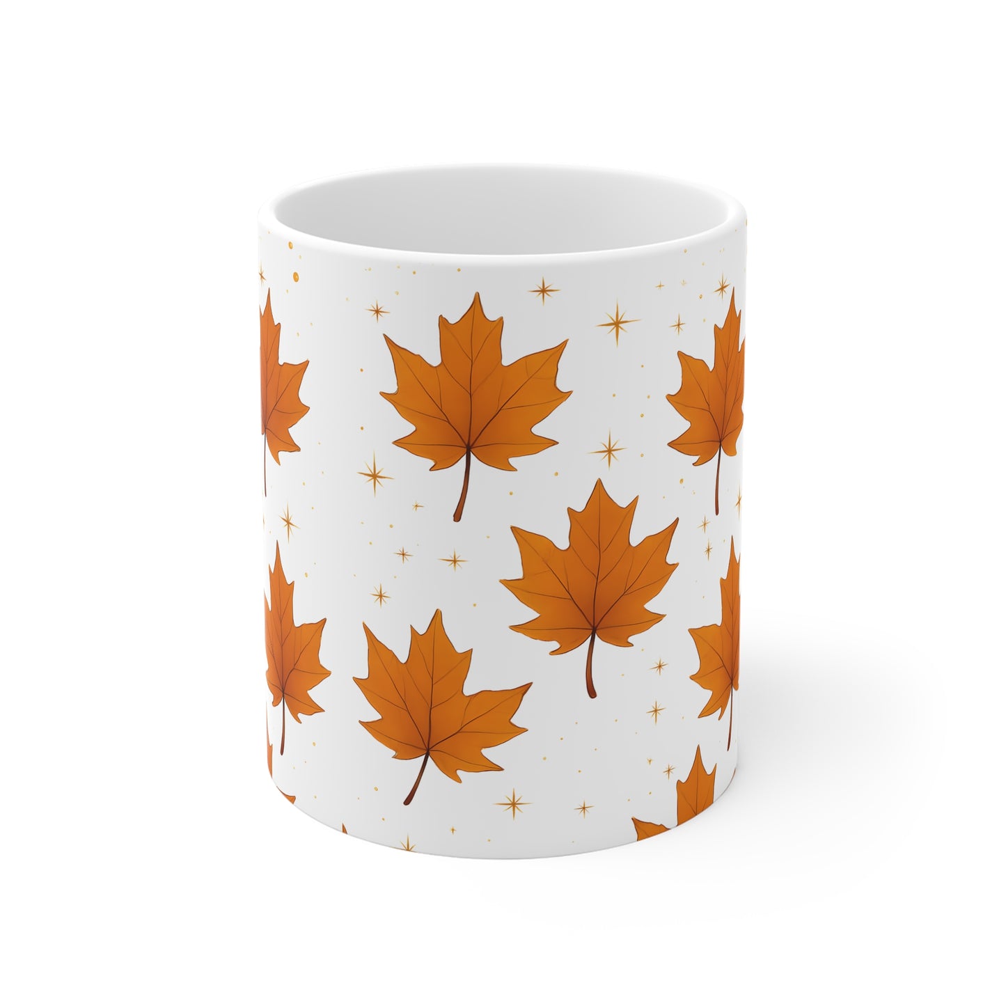 Autumnal Leaf Coffee Mug, perfect companion for your seasonal sips.