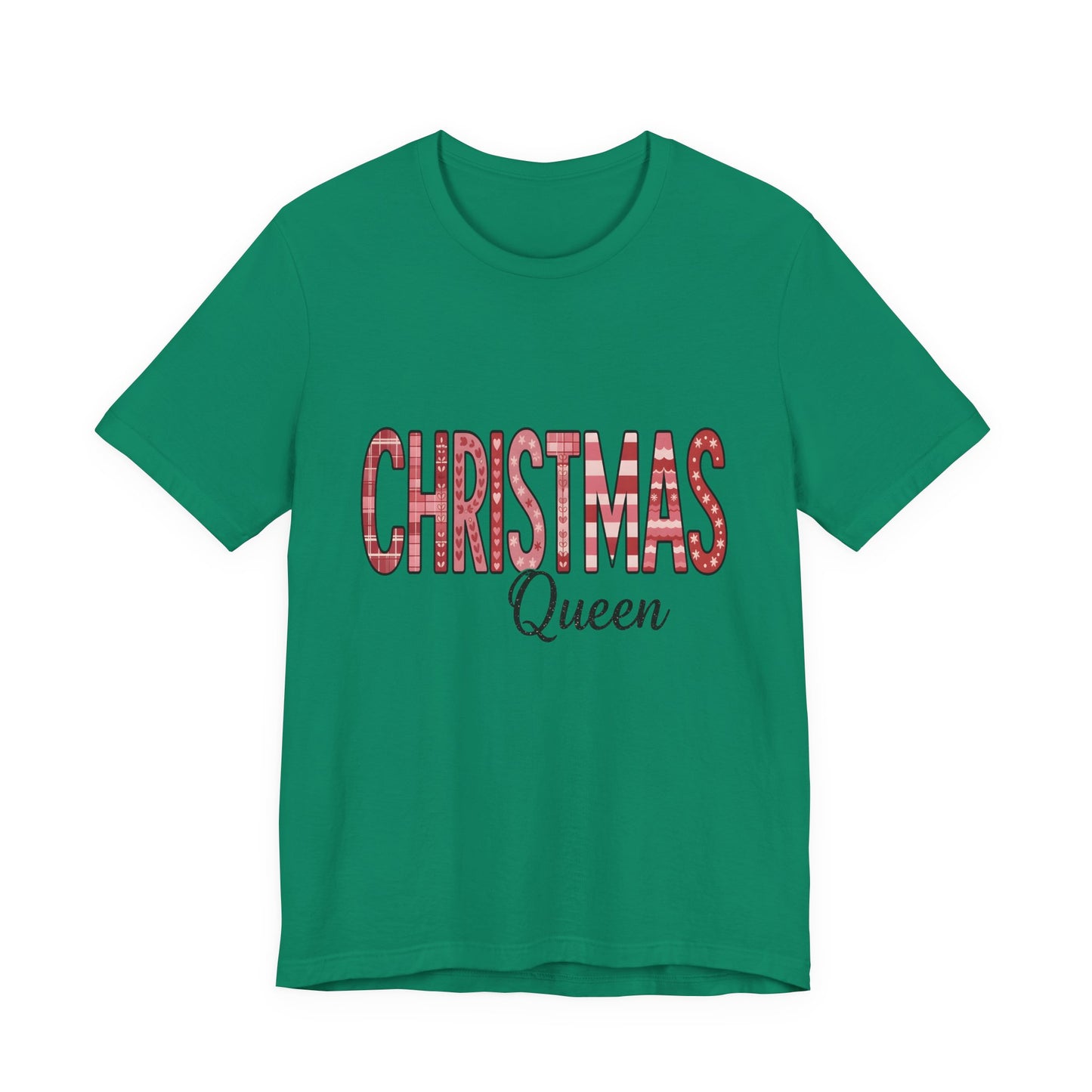 Christmas Queen Pinkmas T-shirt, Perfect for a sister XMAS gift or a Christmas mom gift, this festive shirt captures the essence of a very merry Christmas