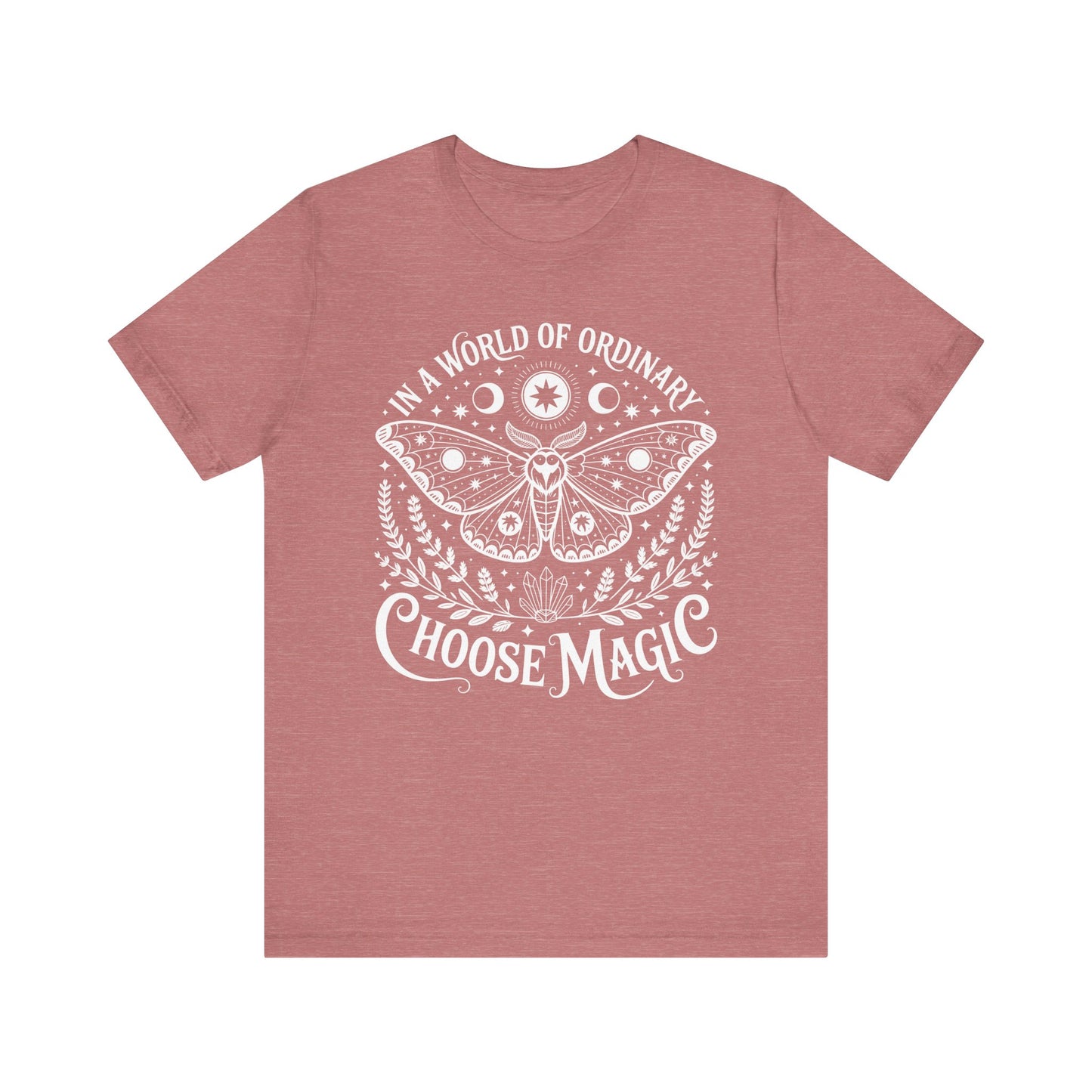 Choose Magic Witchy T-Shirt • Magical Spell Graphic Tee • Occult Mystical Shirt • Witchy Gift Unisex Top • Spiritual Pagan Clothing